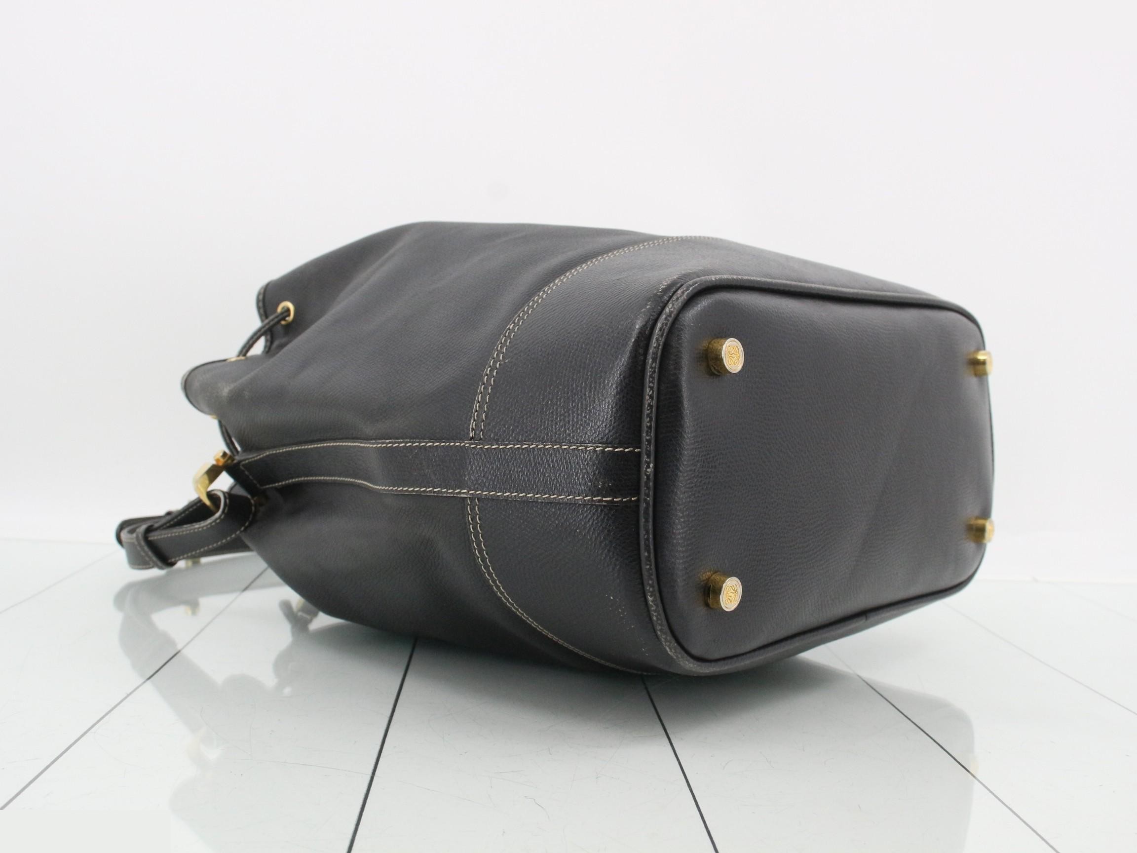 Calfskin Shoulder Bag, Black — view 5