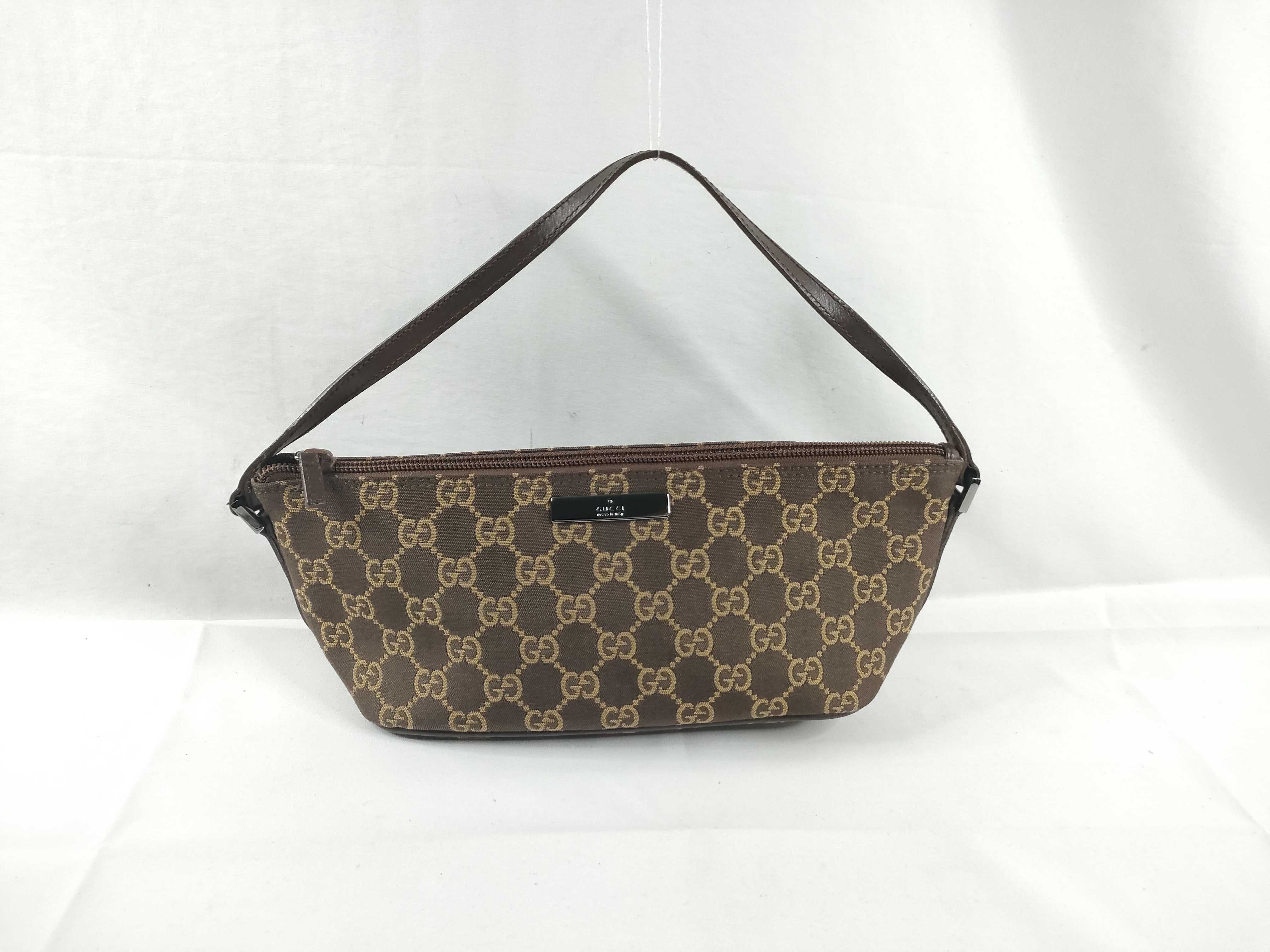 GG Canvas Accessory Pouch, Beige, 039-1103 (Pouch)