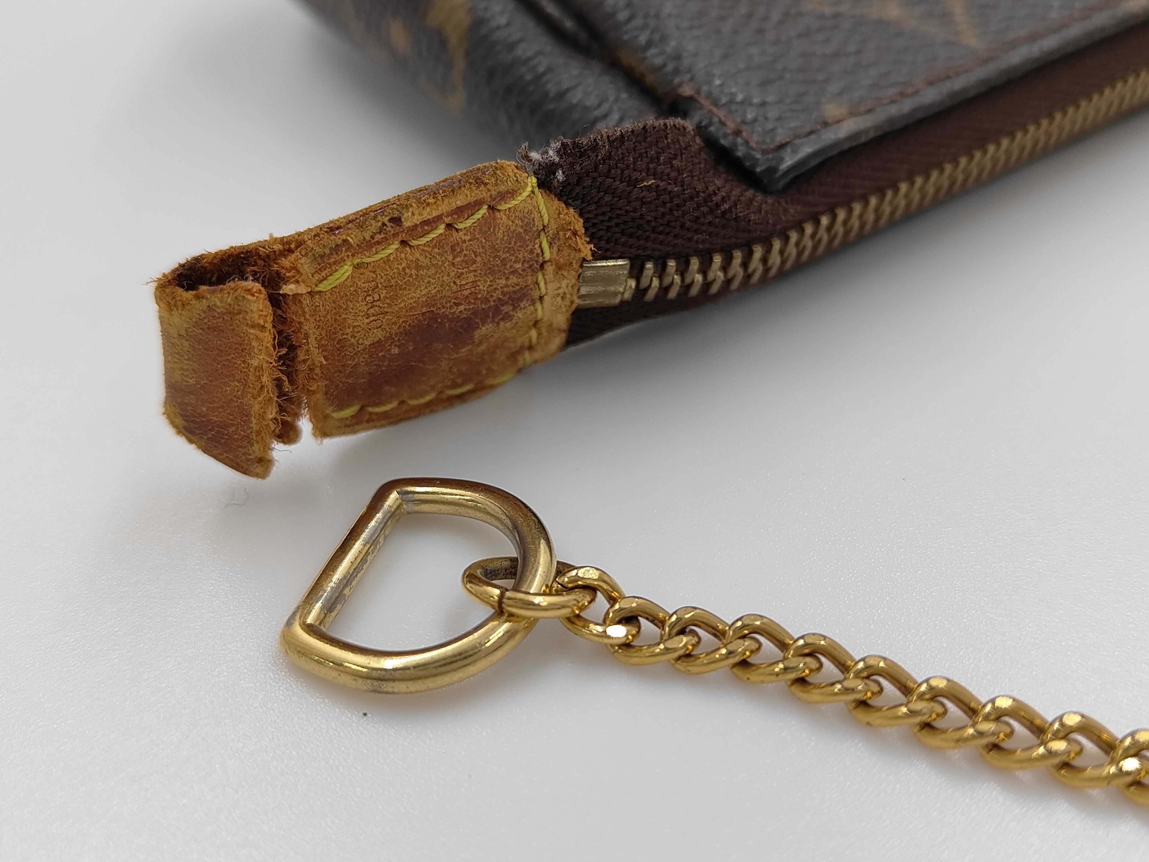 Monogram Mini Pochette Accessoires (FL2077 M58009) - Pouch with tear — view 7