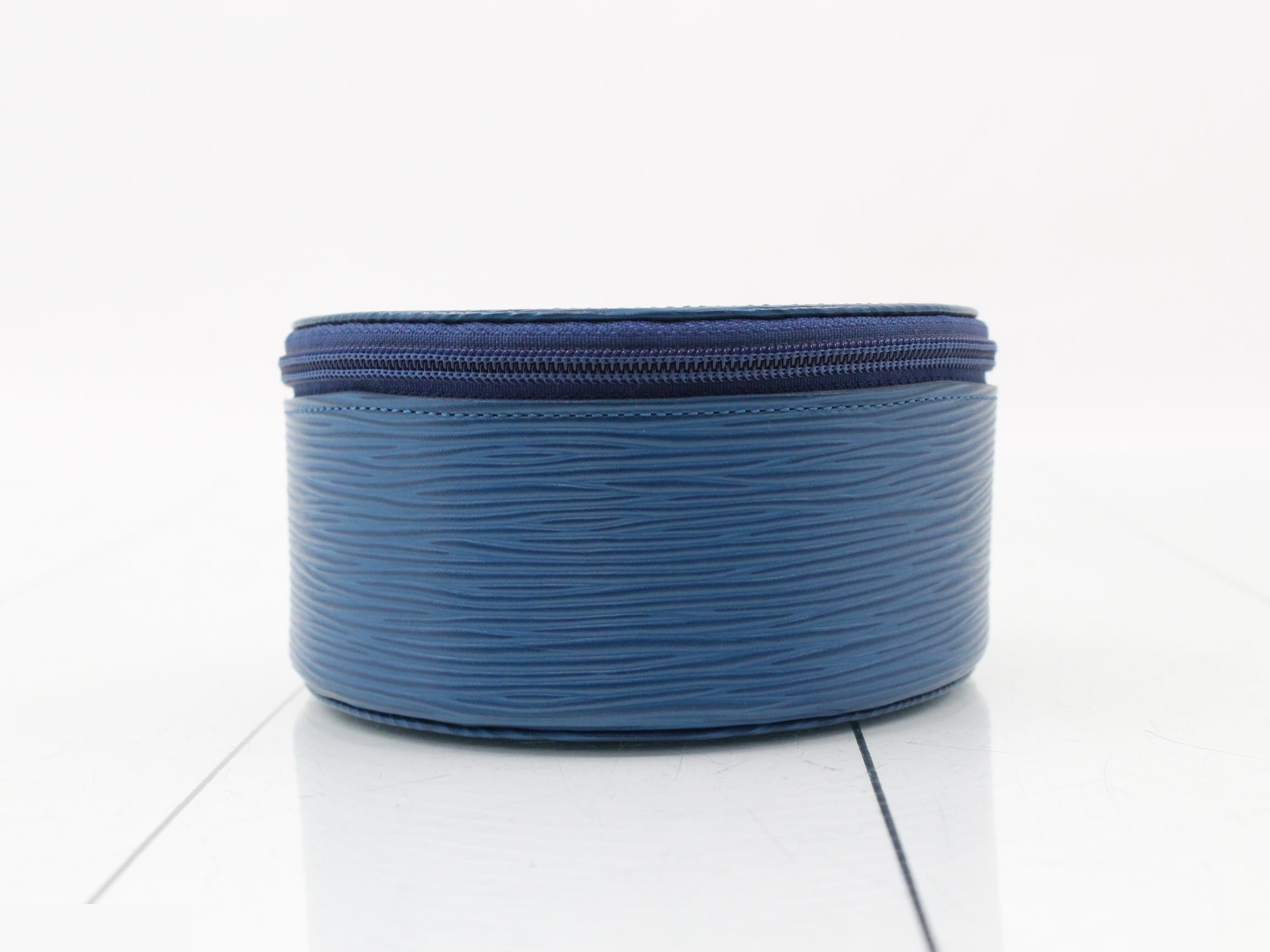 Ecrin Bijou Epi Jewelry Case, Blue