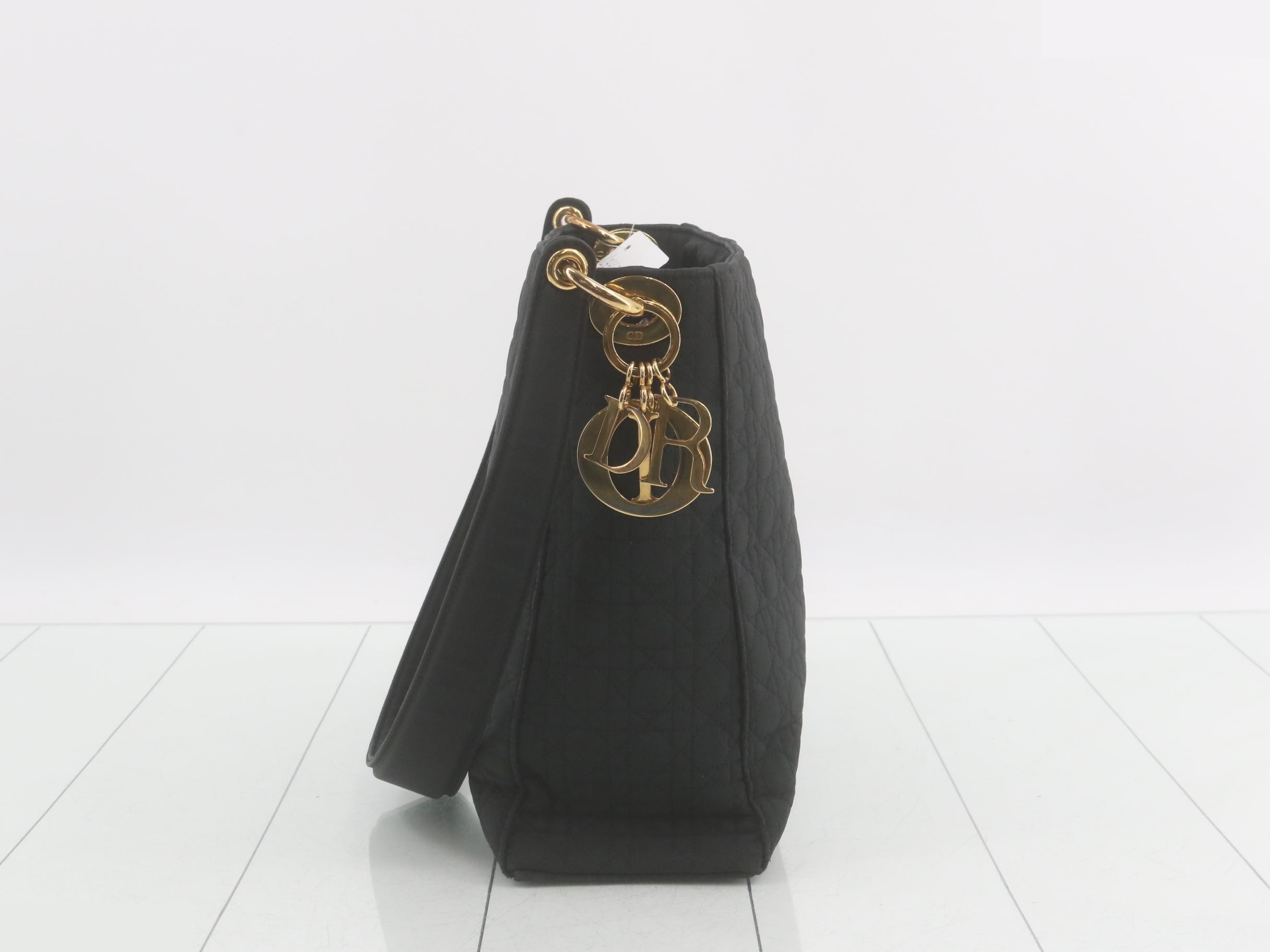 Lady Dior Cannage Shoulder Bag — view 4