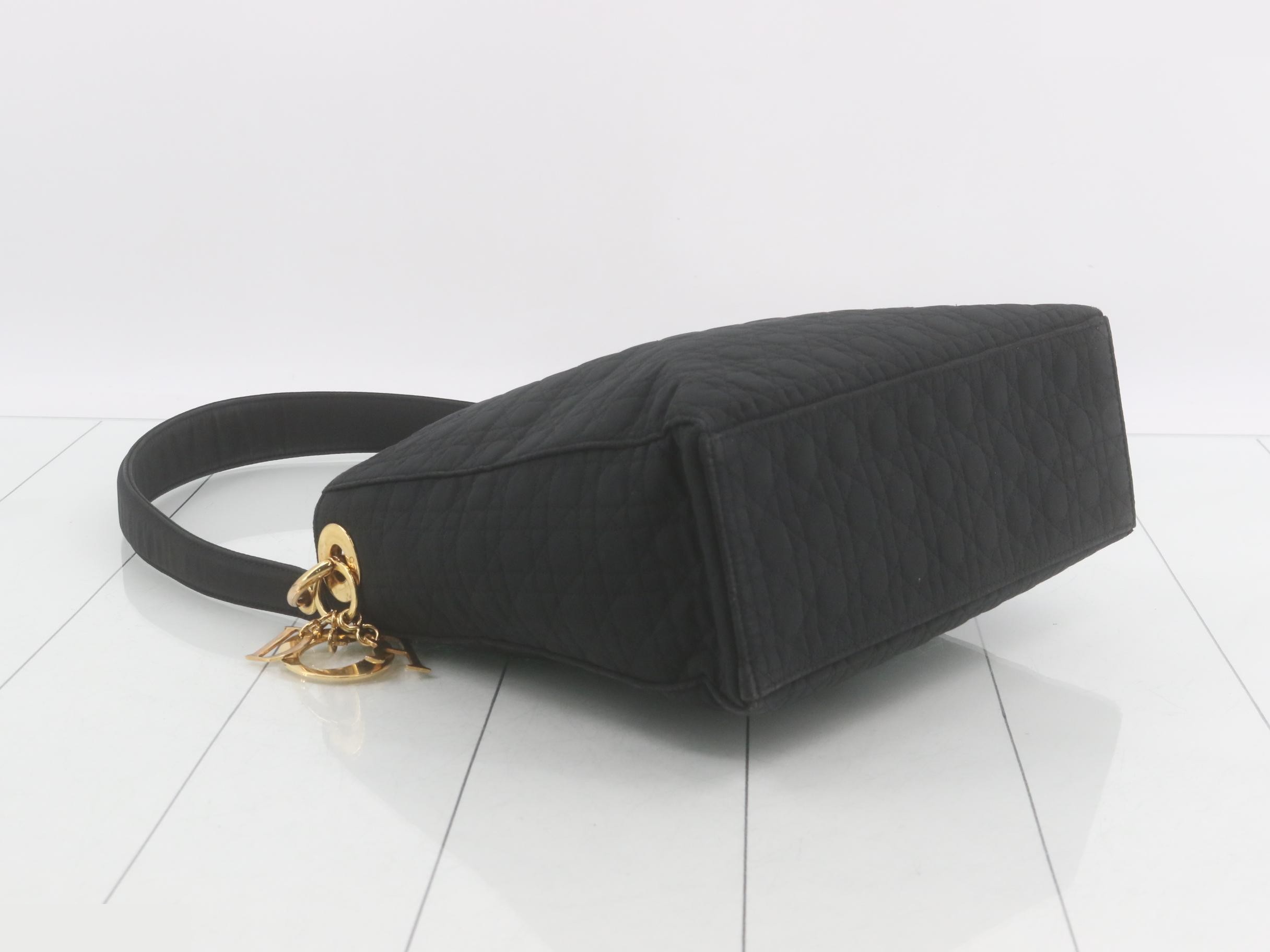 Lady Dior Cannage Shoulder Bag — view 5