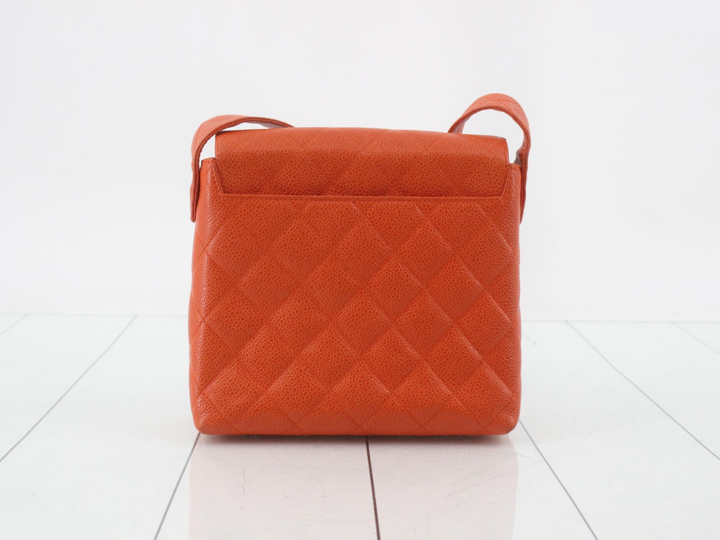 Caviar leather matelassé shoulder bag with Coco mark — view 2