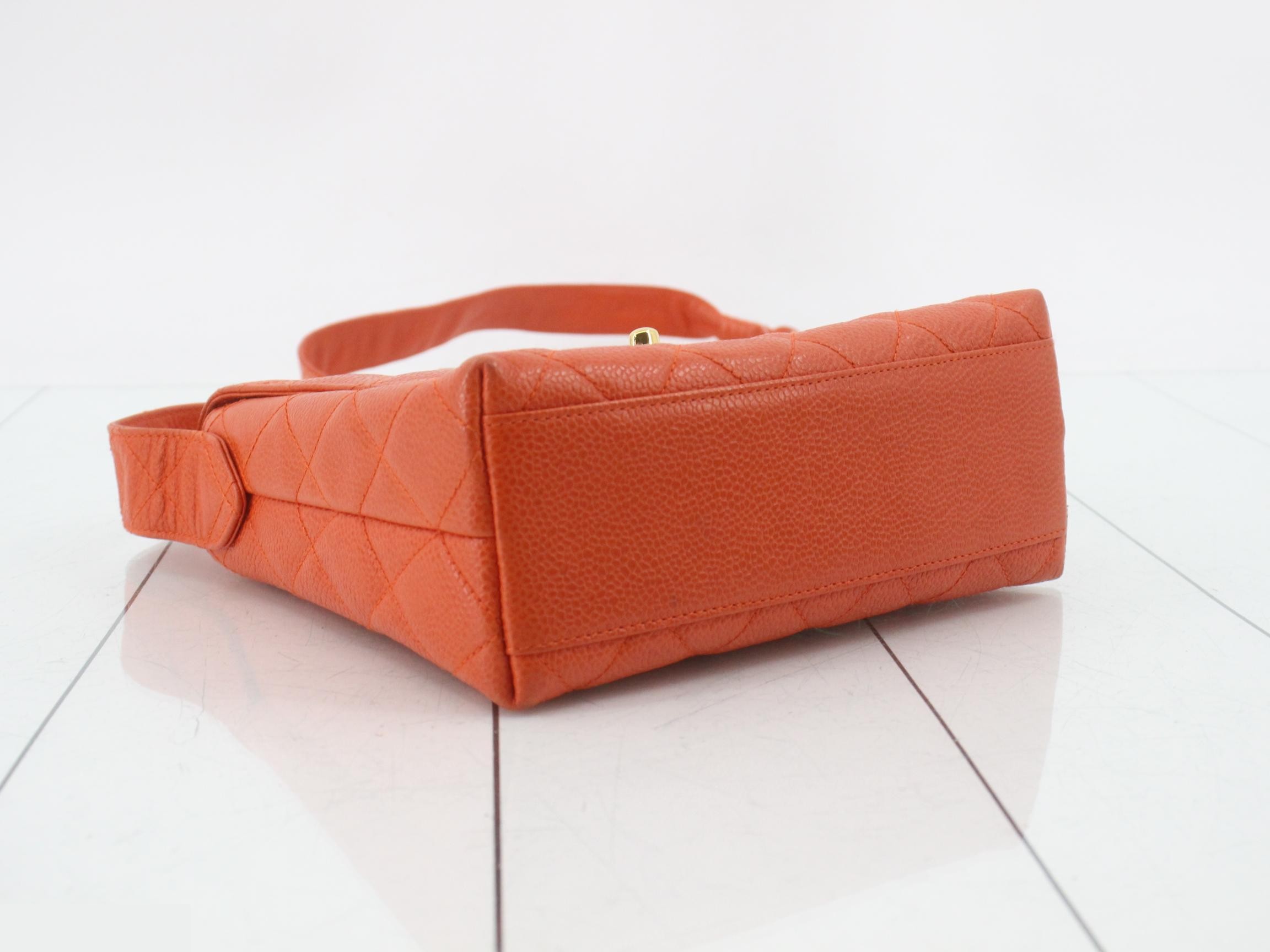 Caviar leather matelassé shoulder bag with Coco mark — view 5