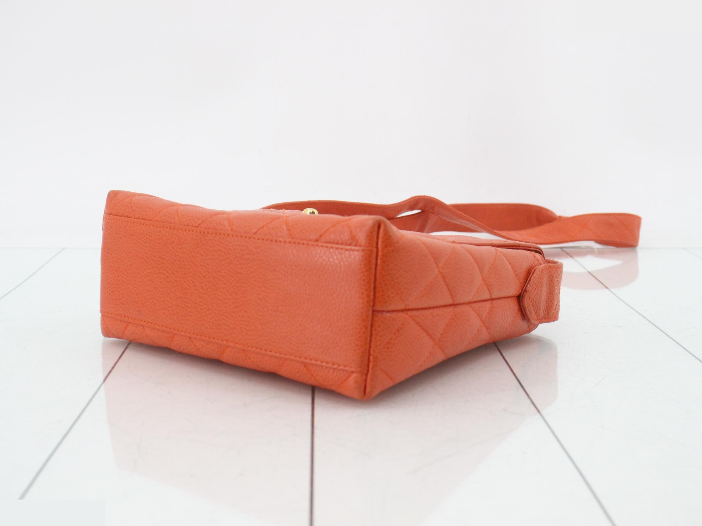 Caviar leather matelassé shoulder bag with Coco mark — view 6
