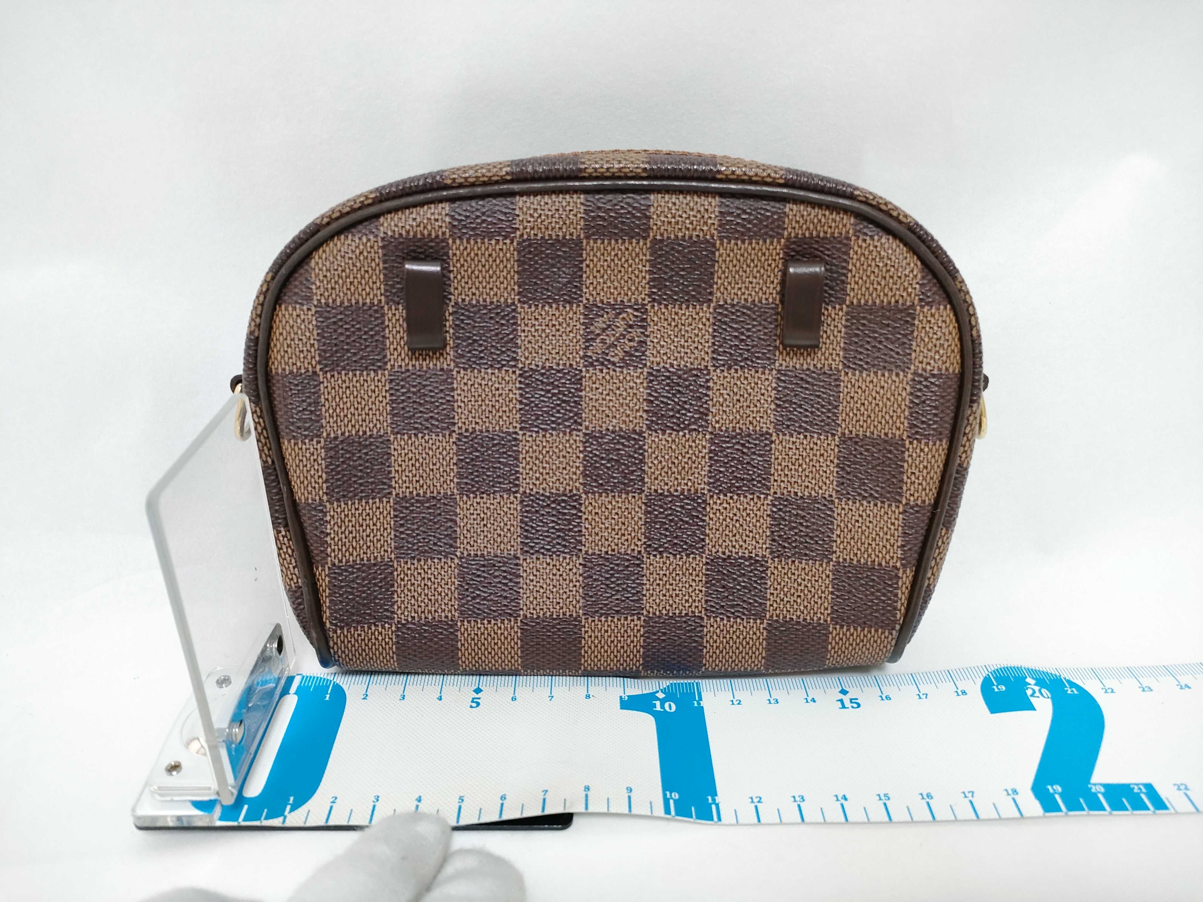 Damier N51296 Pochette Ipanema S EBENE Coated Canvas Pouch — view 2