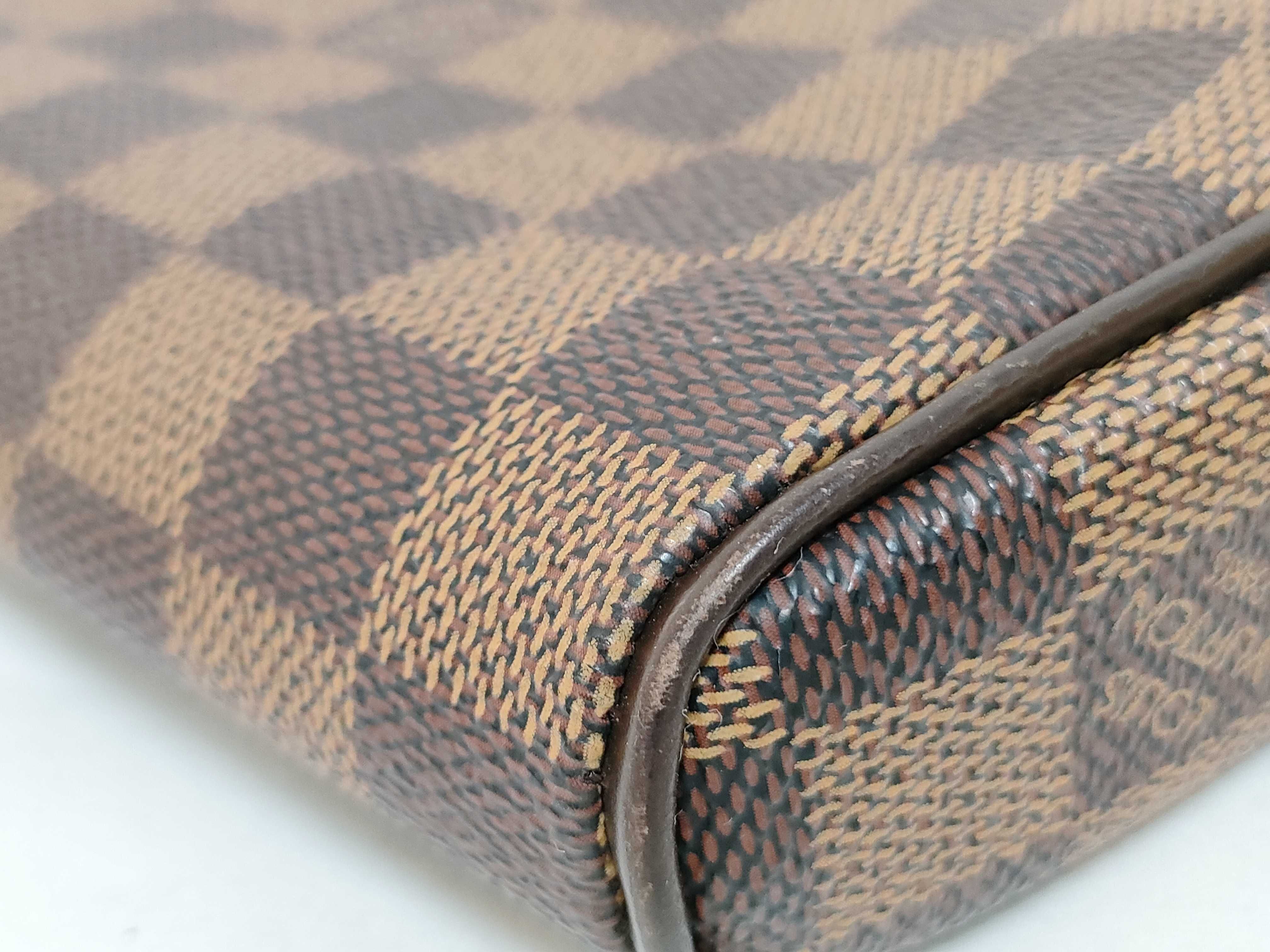 Damier N51296 Pochette Ipanema S EBENE Coated Canvas Pouch — view 13