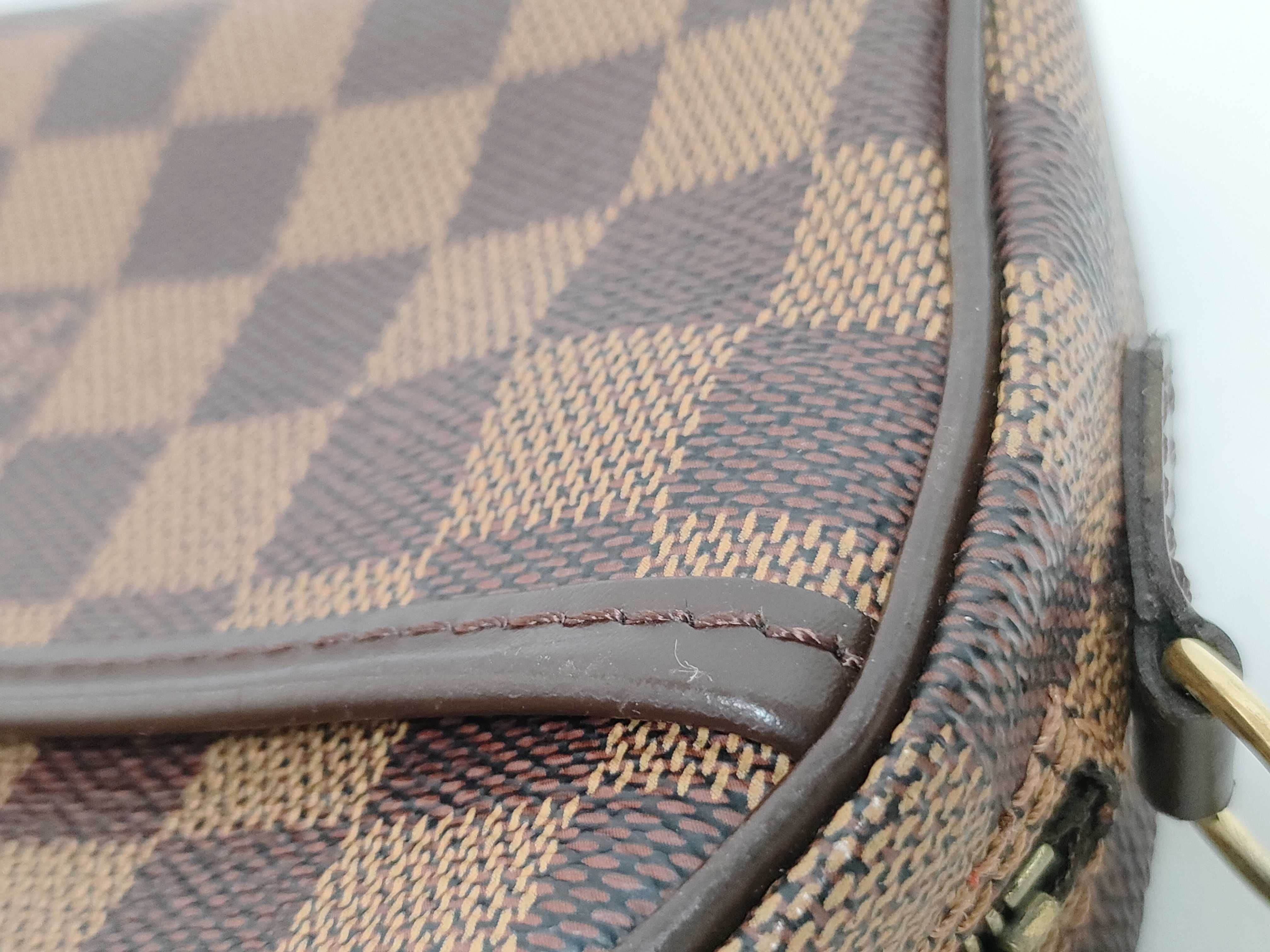 Damier N51296 Pochette Ipanema S EBENE Coated Canvas Pouch — view 14