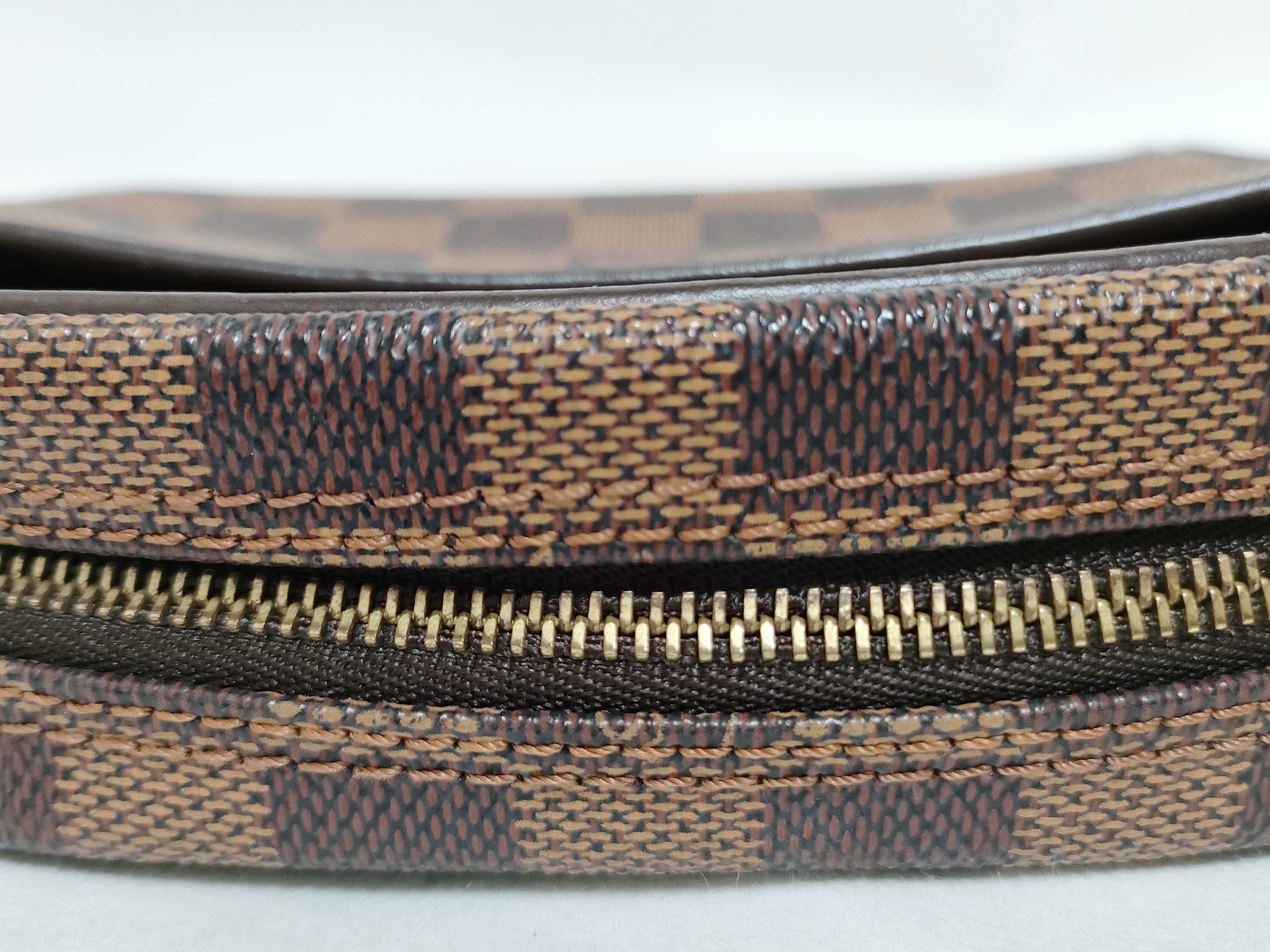 Damier N51296 Pochette Ipanema S EBENE Coated Canvas Pouch — view 3