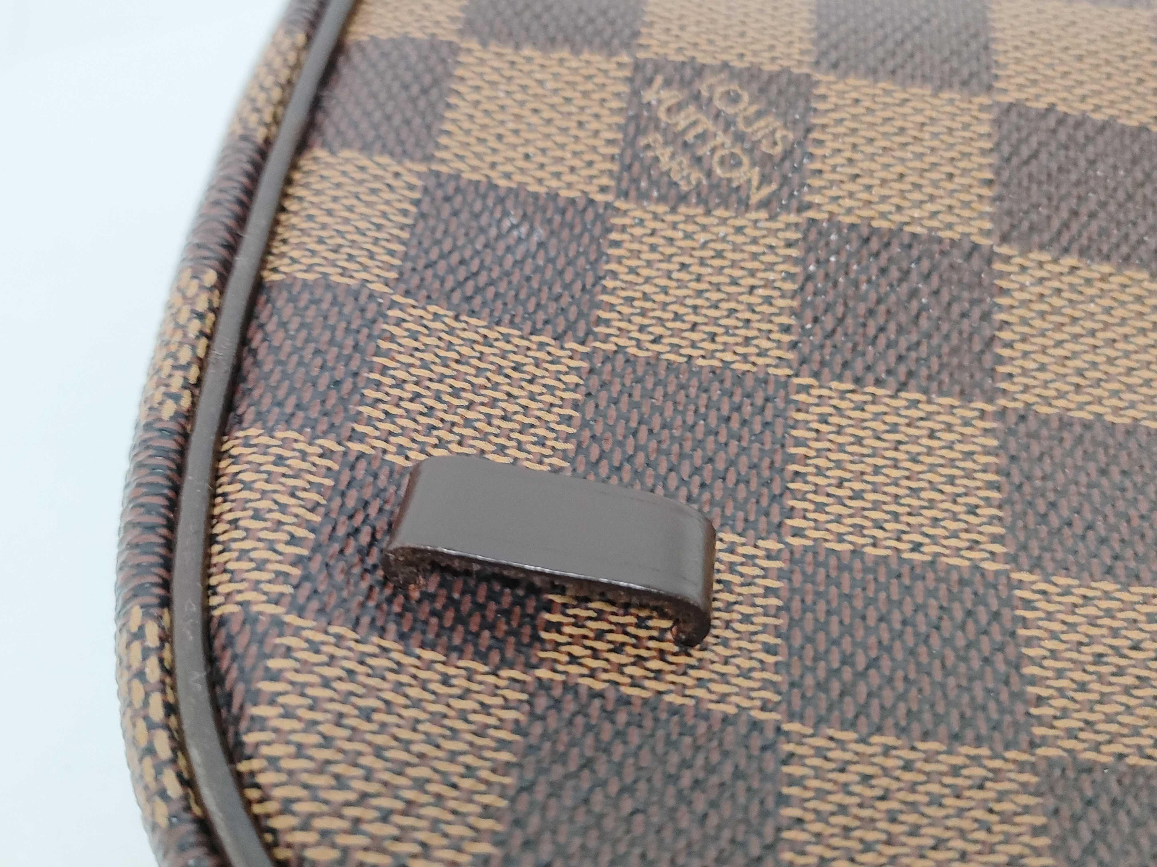 Damier N51296 Pochette Ipanema S EBENE Coated Canvas Pouch — view 5
