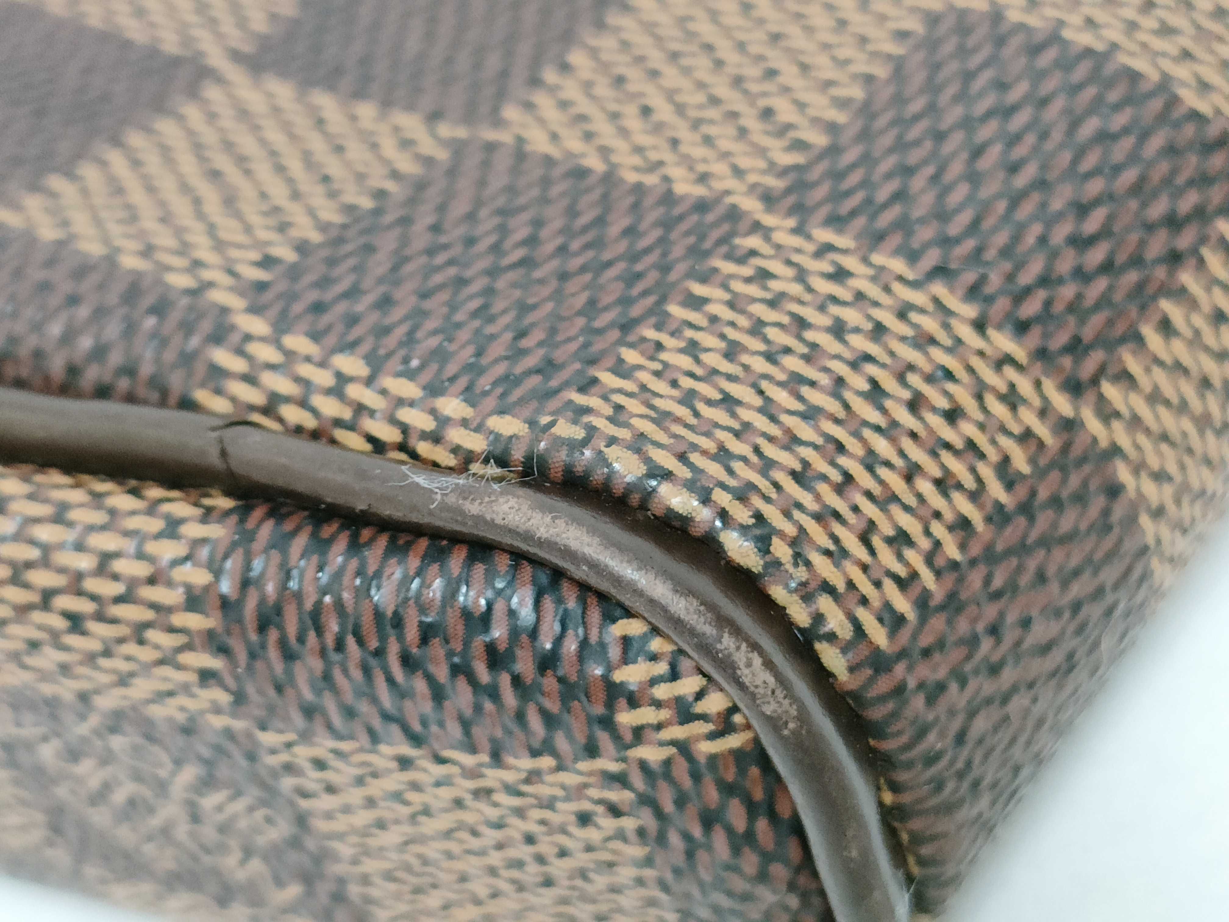 Damier N51296 Pochette Ipanema S EBENE Coated Canvas Pouch — view 6