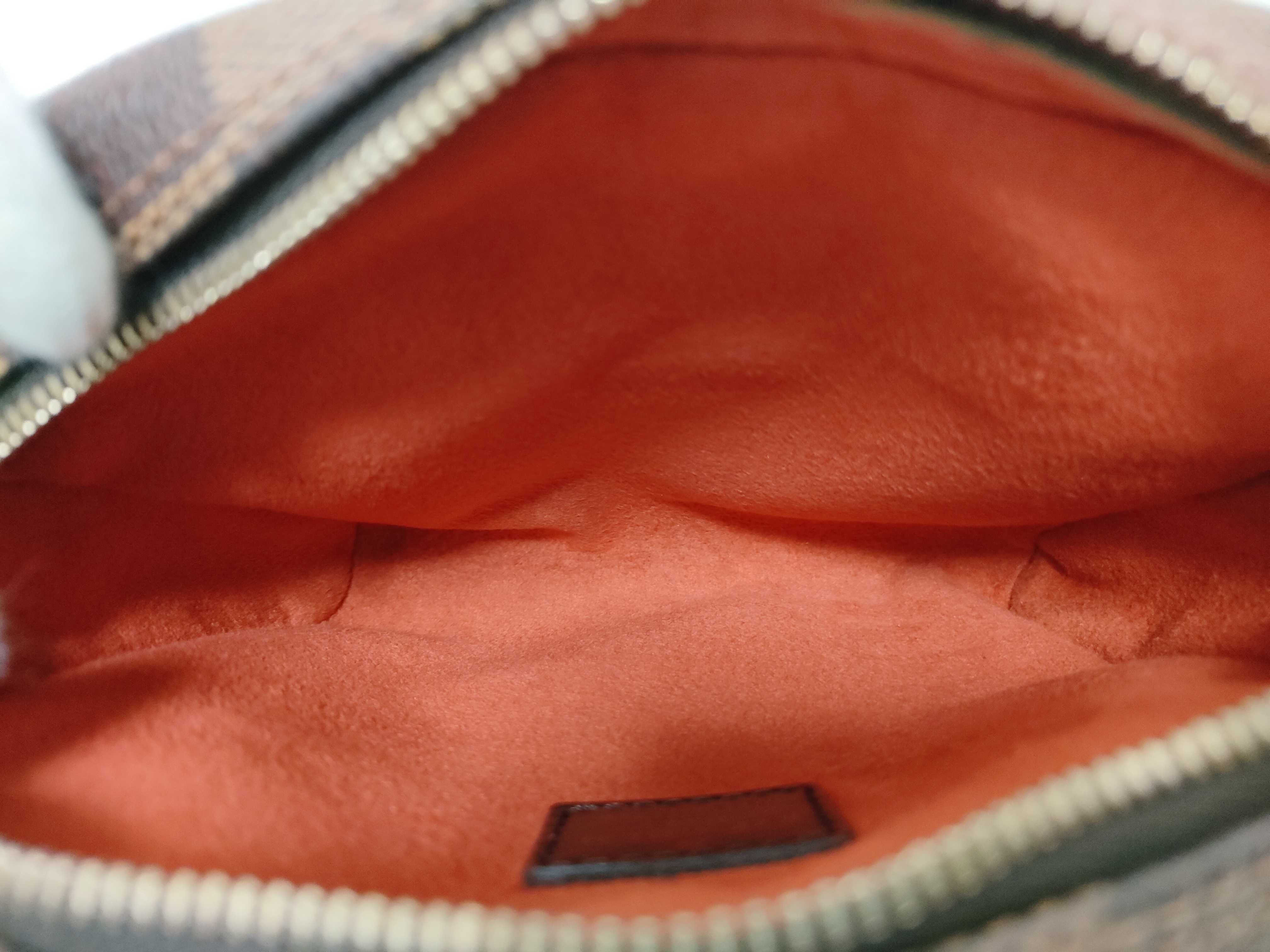 Damier N51296 Pochette Ipanema S EBENE Coated Canvas Pouch — view 9