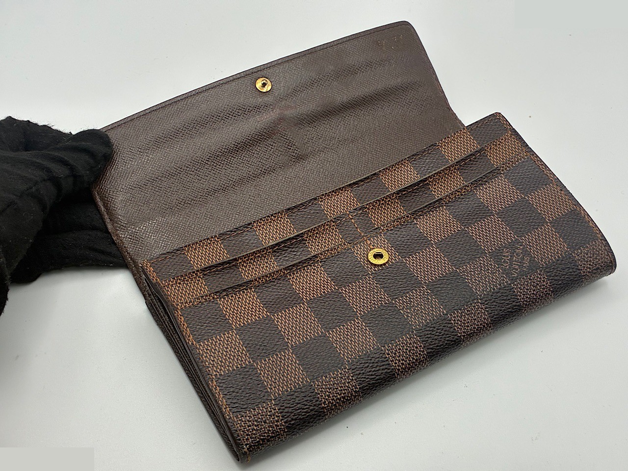 N61734 Damier Portefeuille Sarah — view 4