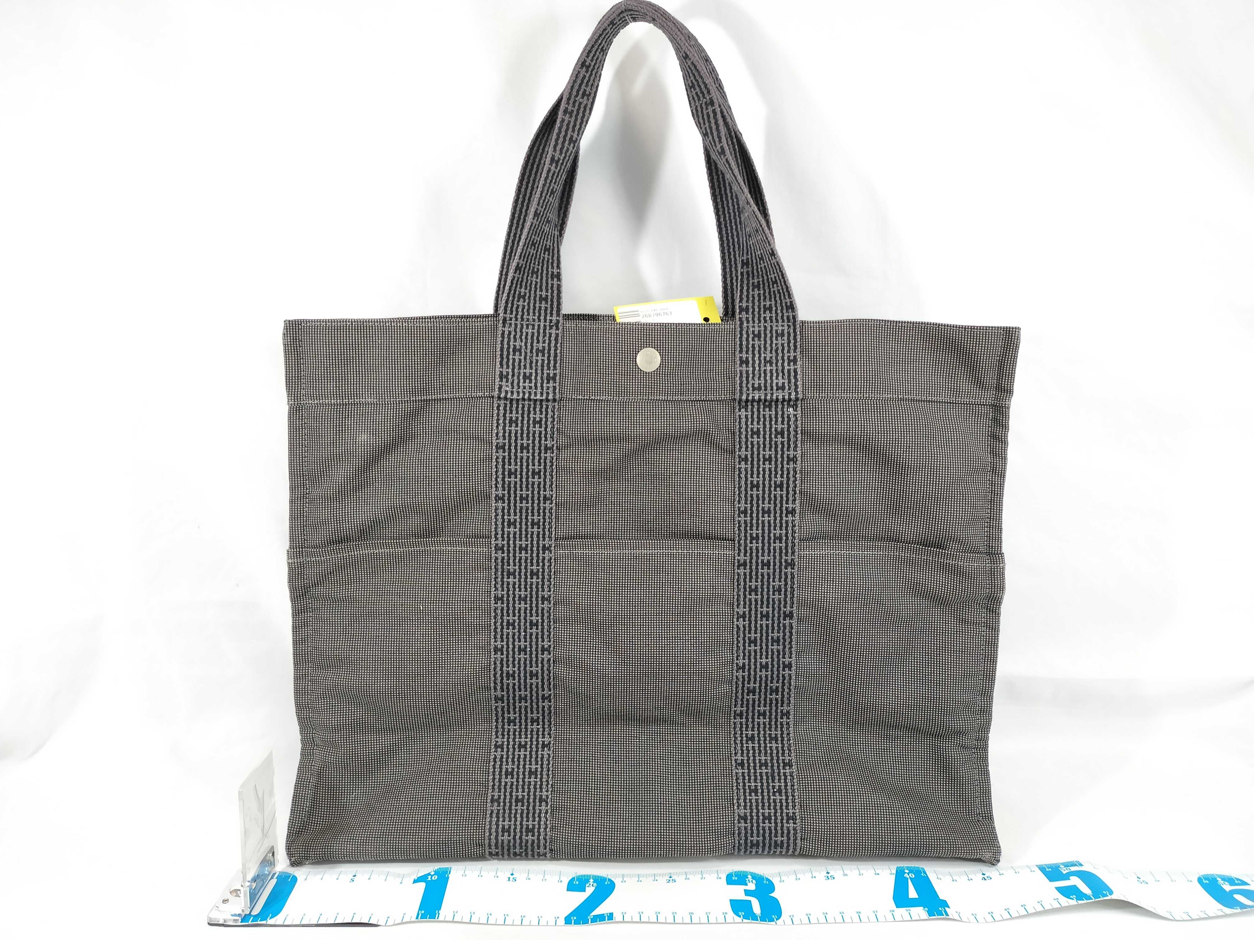 Herline GM Tote Bag, Canvas, Gray Tote Bag — view 2