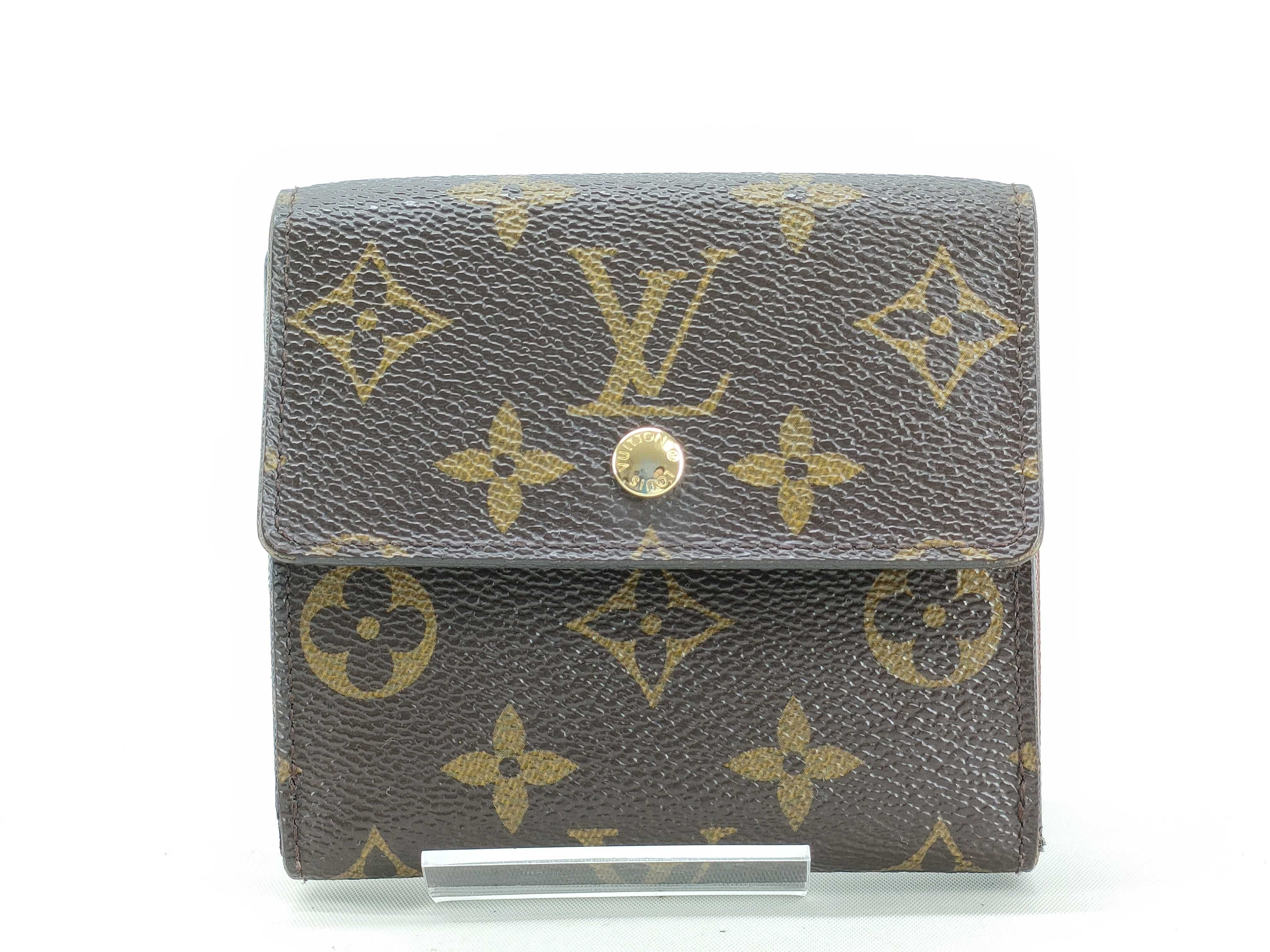 Monogram Portefeuille Elise W-hook wallet (late model) M61654 SP0123