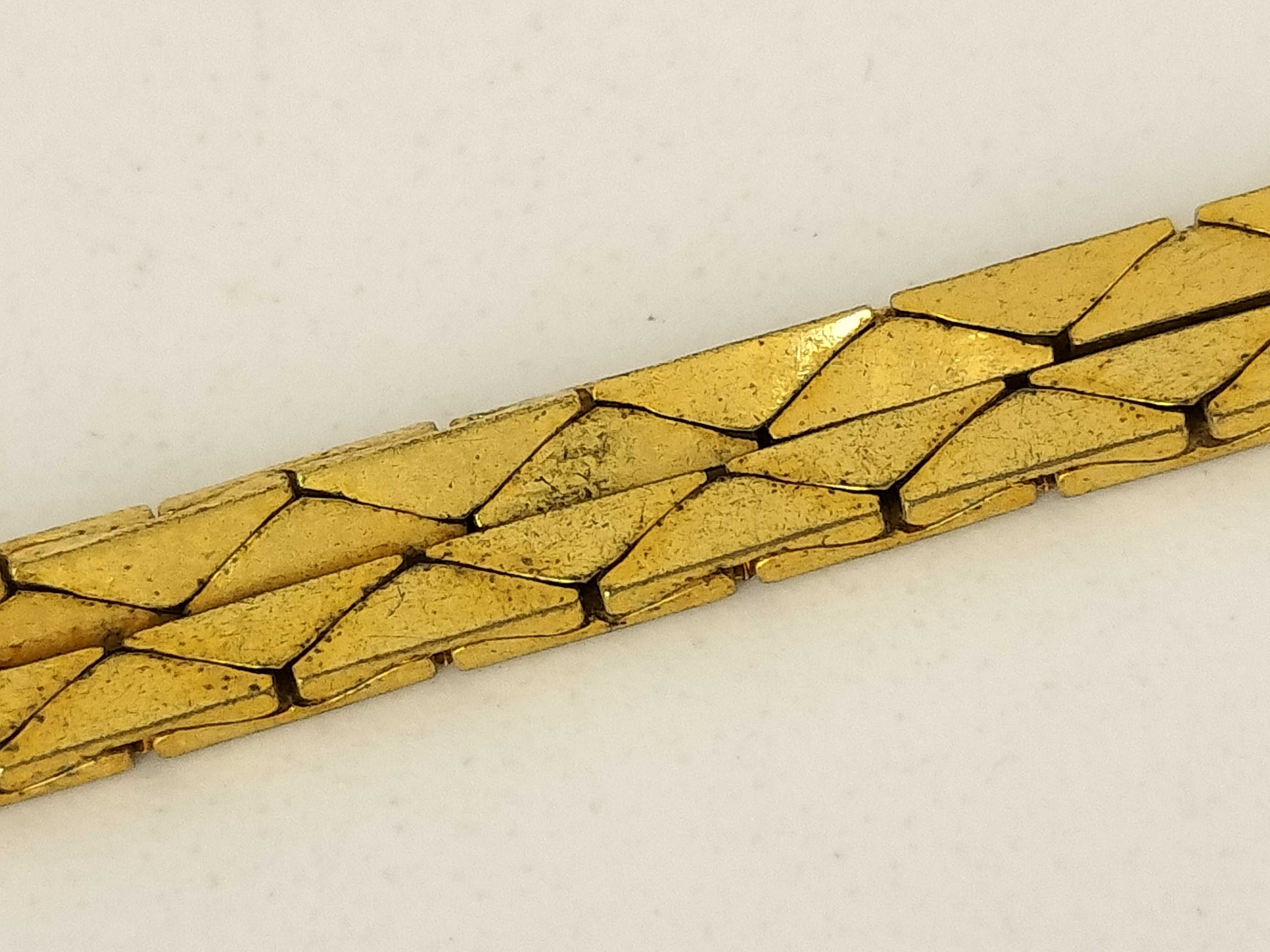 Givenchy Gold Rhinestone Pearl Bracelet/Bangle — view 7