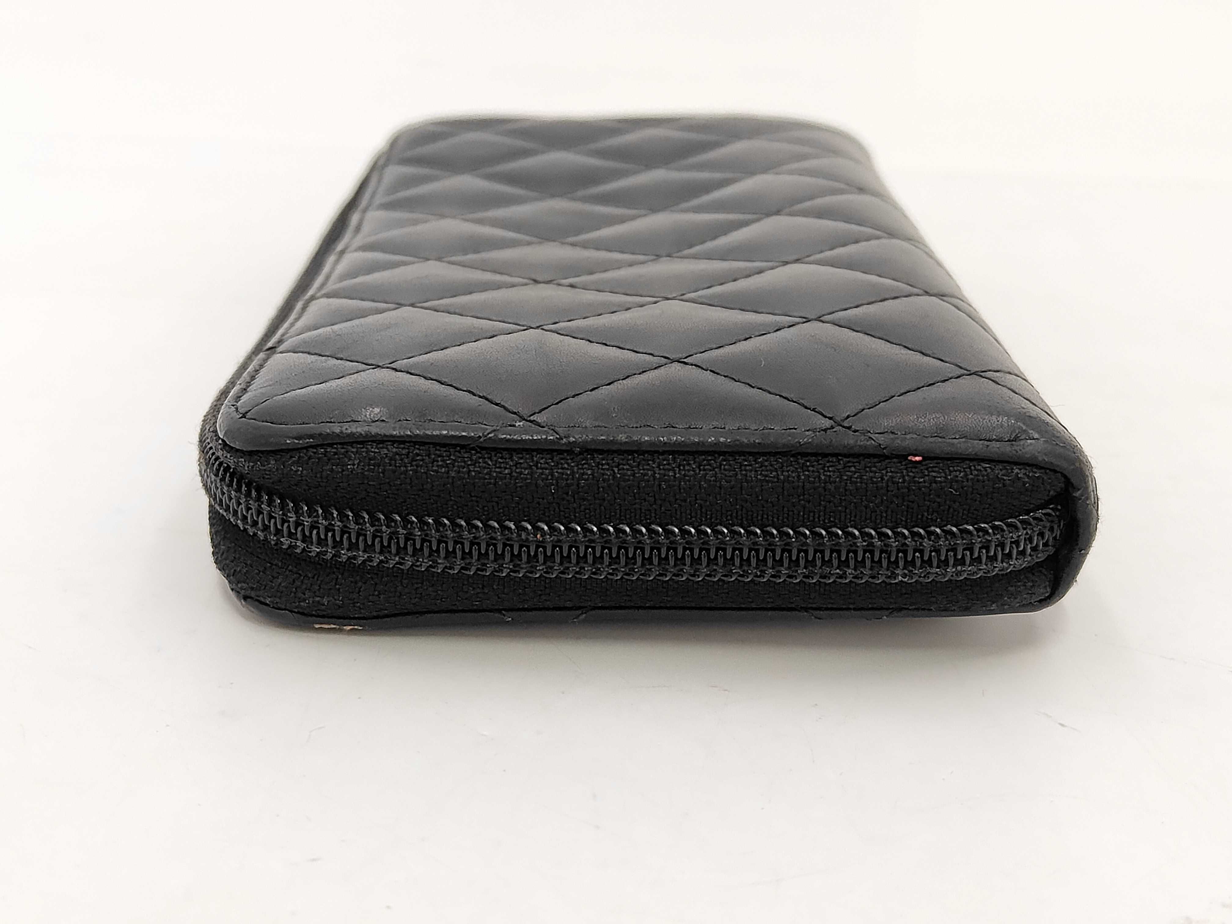 Cambon Round Zip Long Wallet with Serial Number Sticker (16 series) — view 5