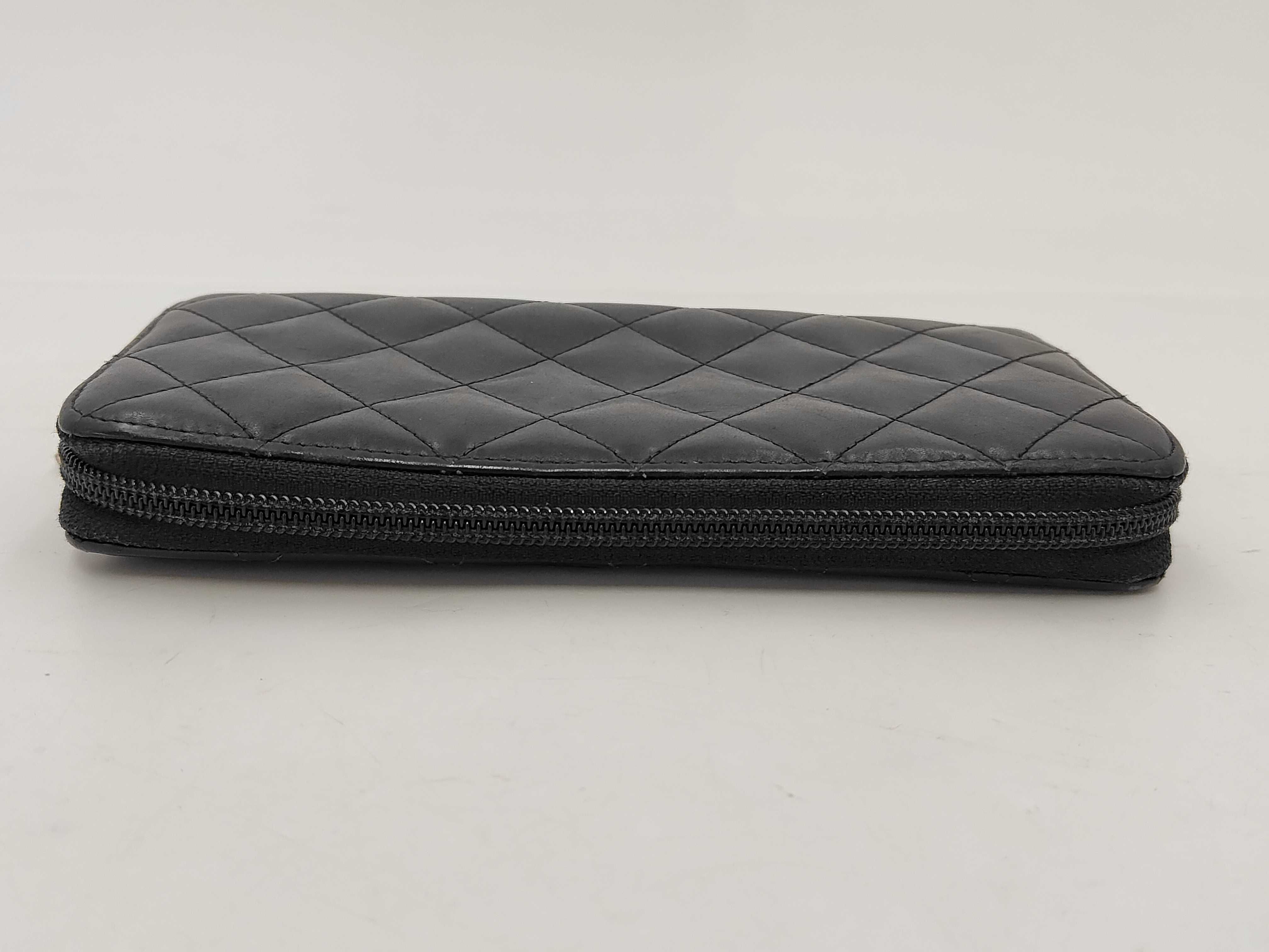 Cambon Round Zip Long Wallet with Serial Number Sticker (16 series) — view 6