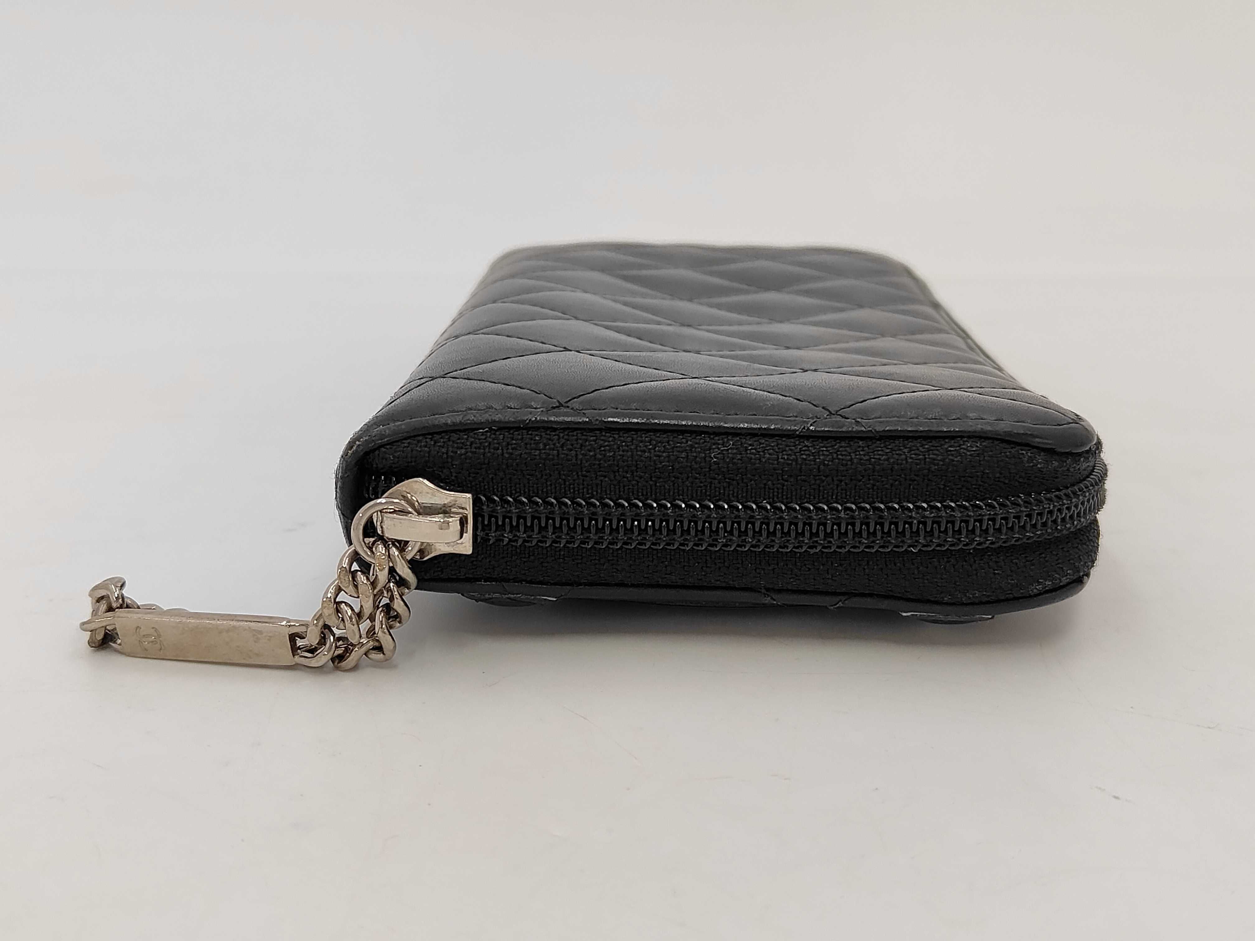 Cambon Round Zip Long Wallet with Serial Number Sticker (16 series) — view 7