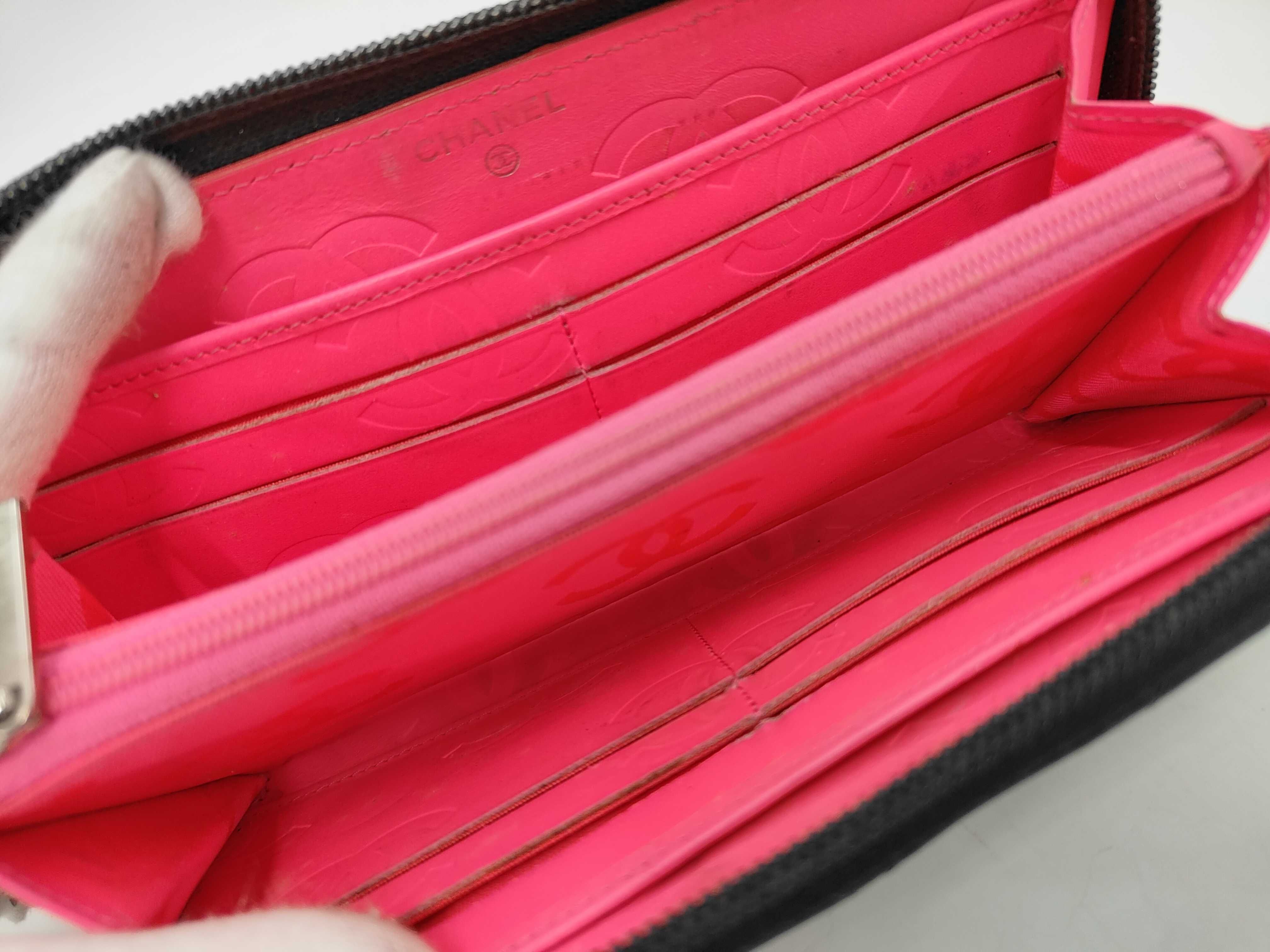 Cambon Round Zip Long Wallet with Serial Number Sticker (16 series) — view 8