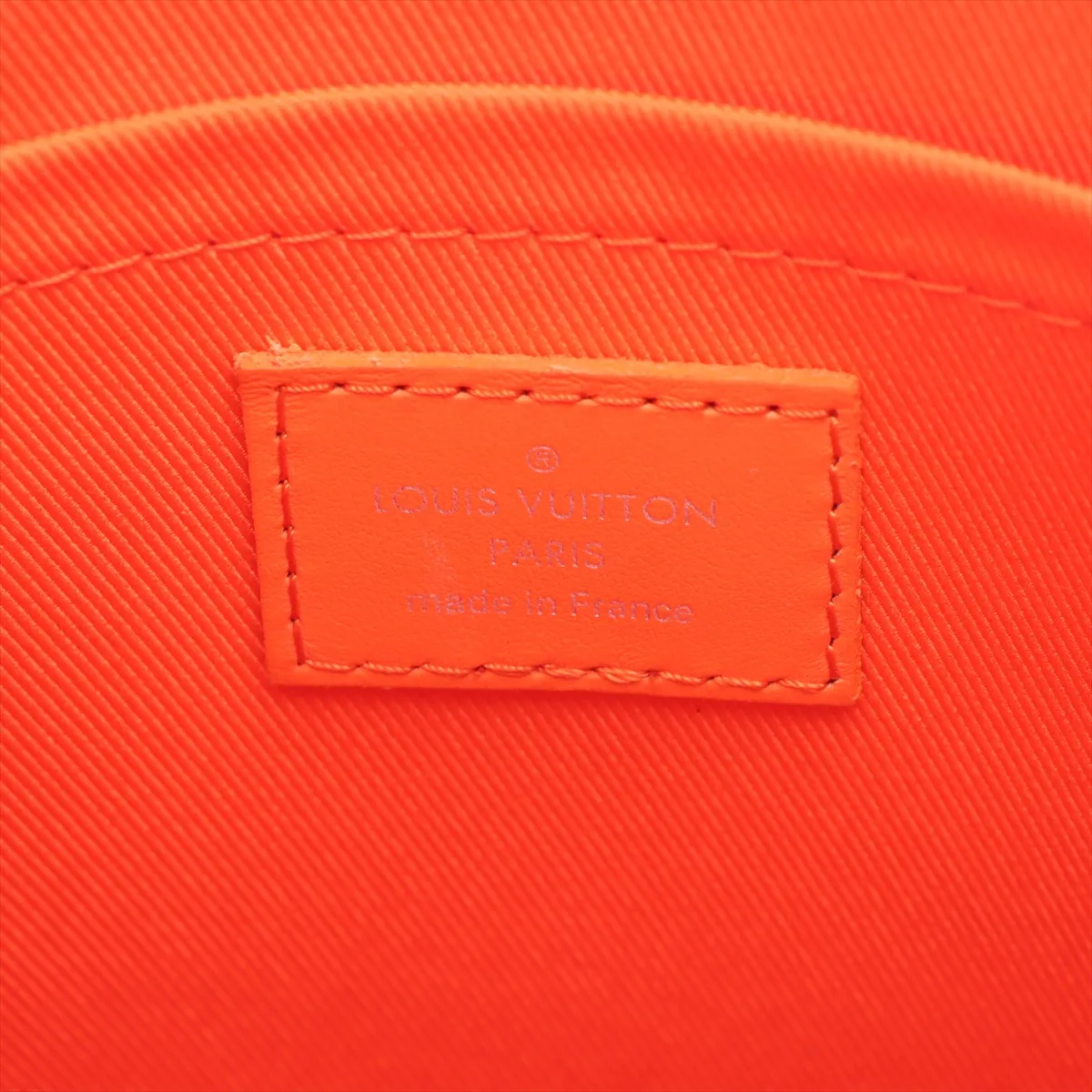 Monogram Macassar Canvas Pochette Voyage MM M82855 Brown x Orange RFID Reactive — view 7