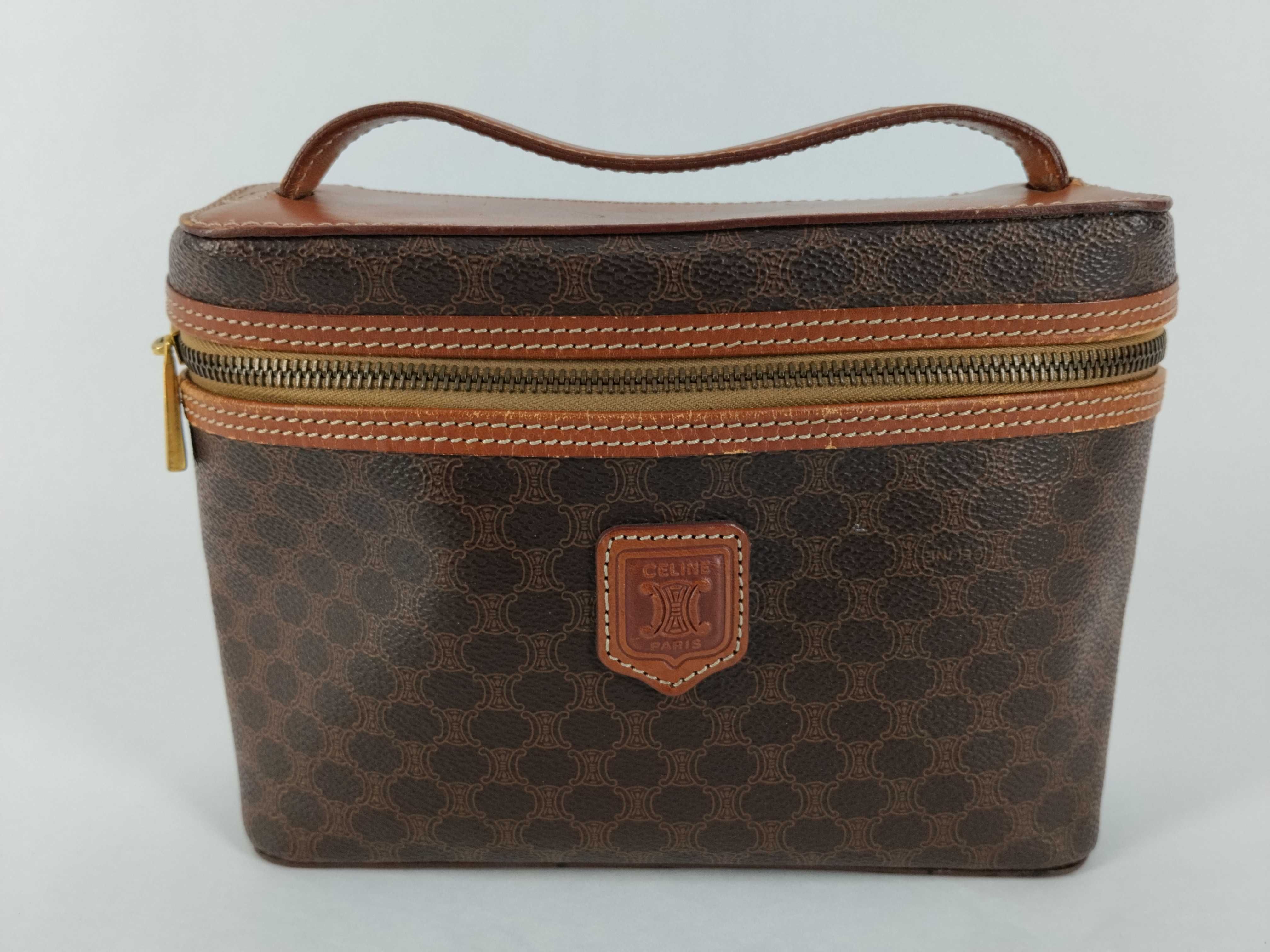 Macadam Handbag, PVC Leather, Brown Handbag
