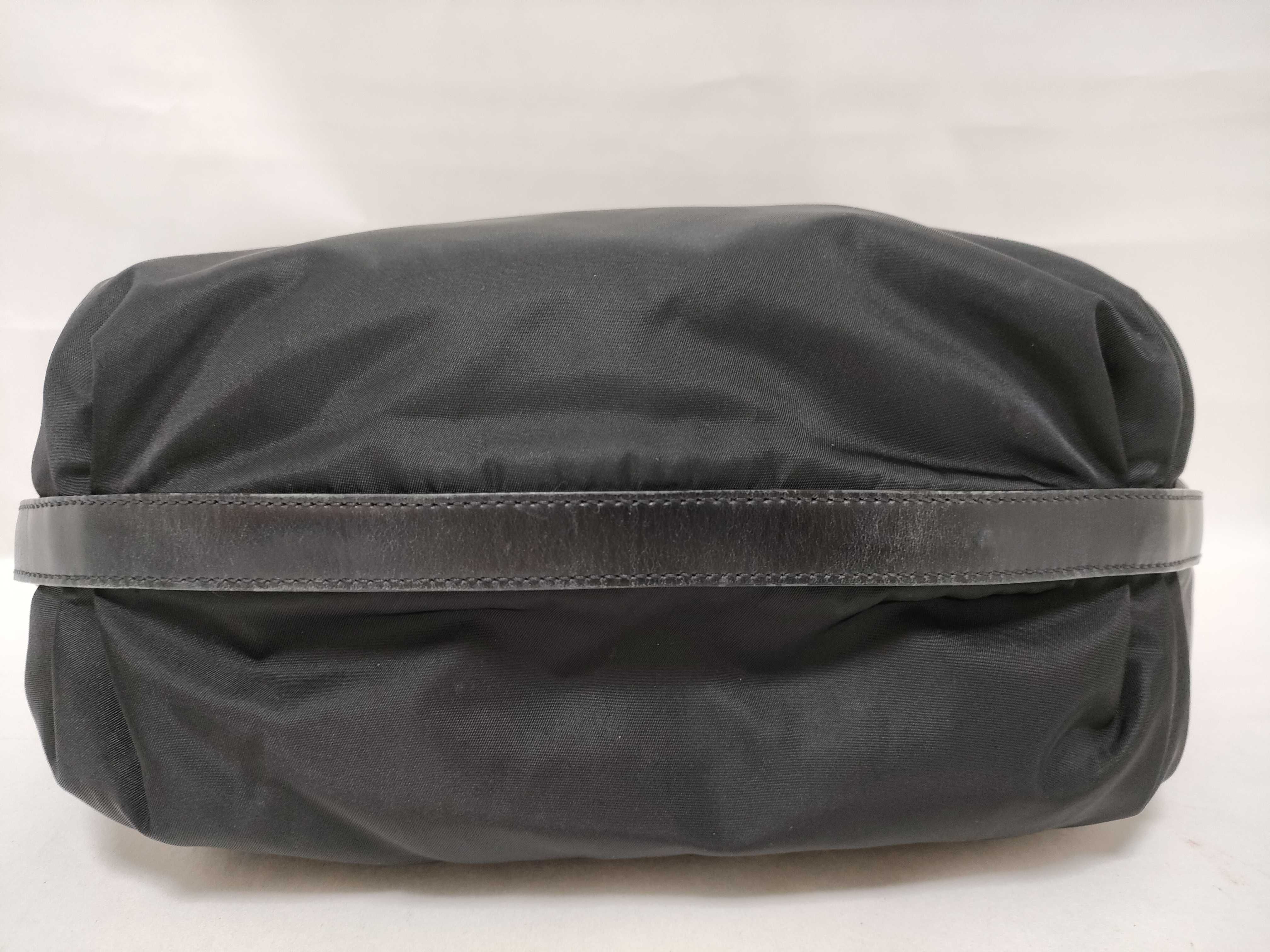 Nylon Prada One-Shoulder Handbag Nylon Triangle Logo Handbag — view 7