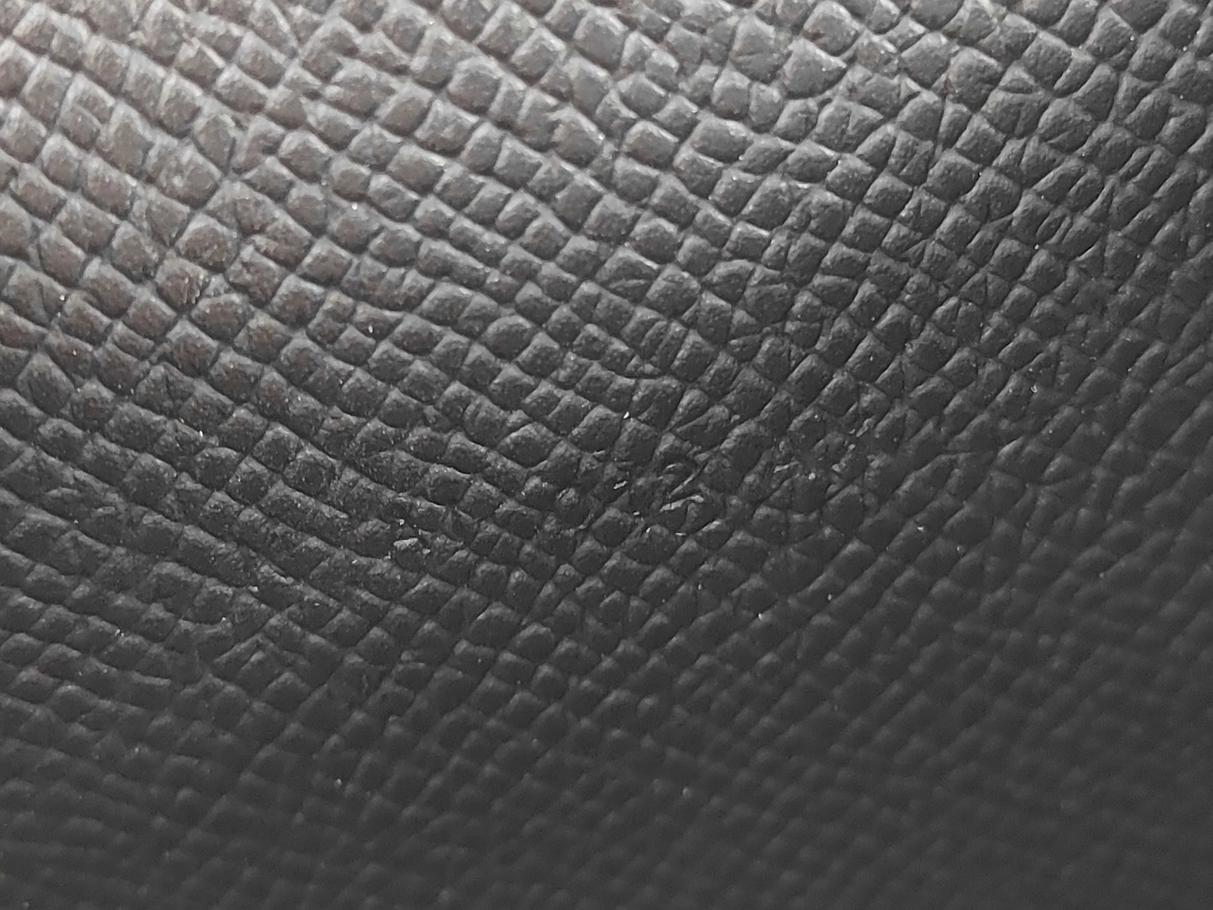 Bearn Mini Veau Epsom Compact Wallet Black K Stamp Wallet — view 9