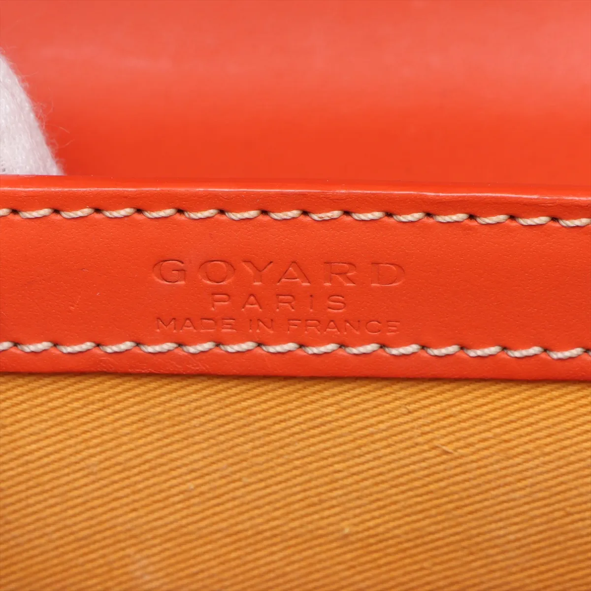Saigon PM PVC x Leather 2-Way Handbag, Orange — view 10