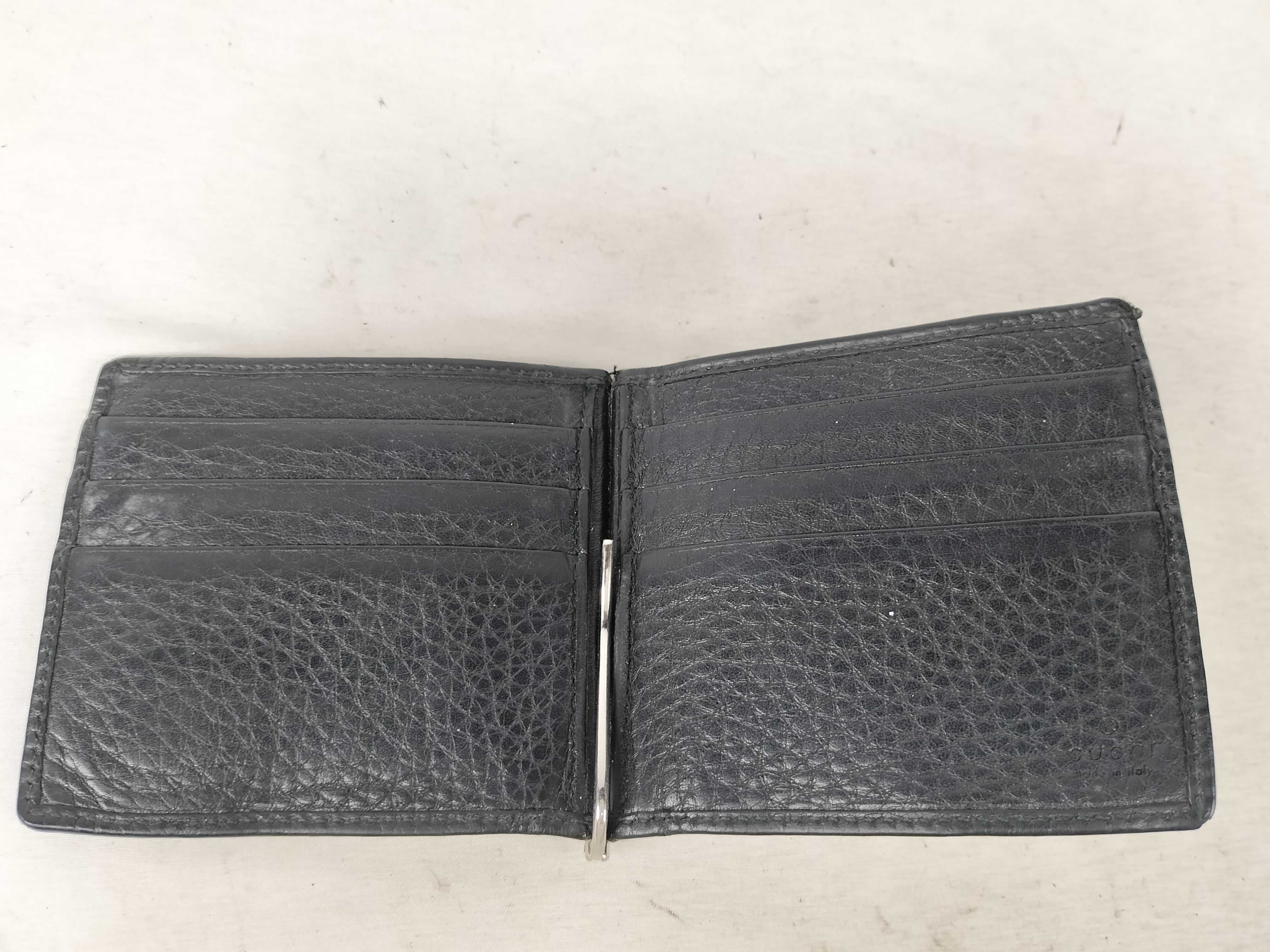 bi-fold wallet with interlocking money clip. — view 8