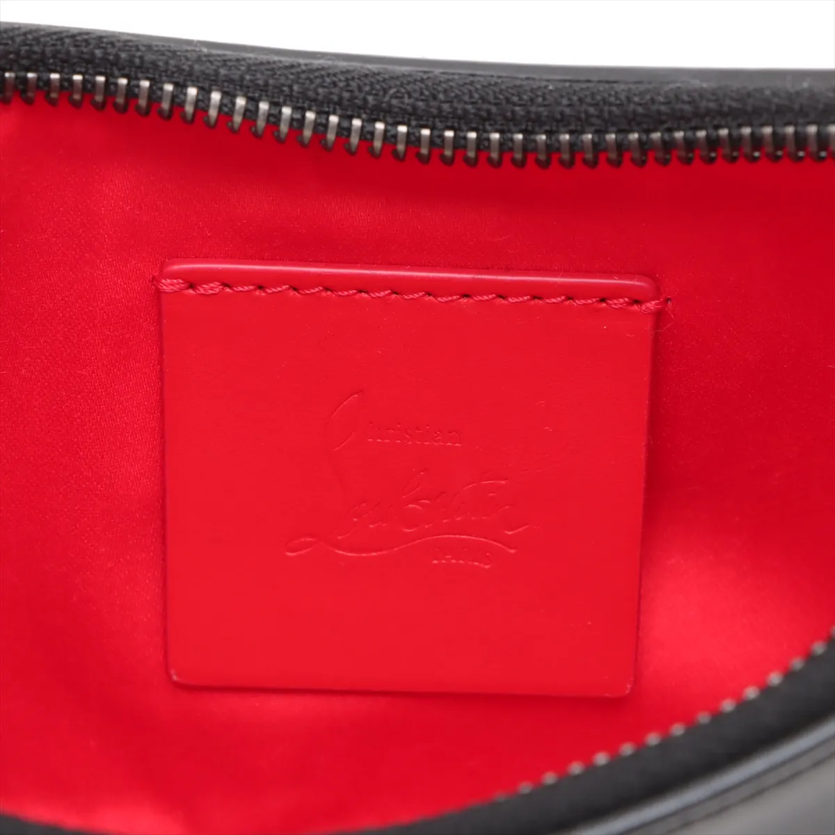 Patent Leather 2WAY Shoulder Bag Black — view 8