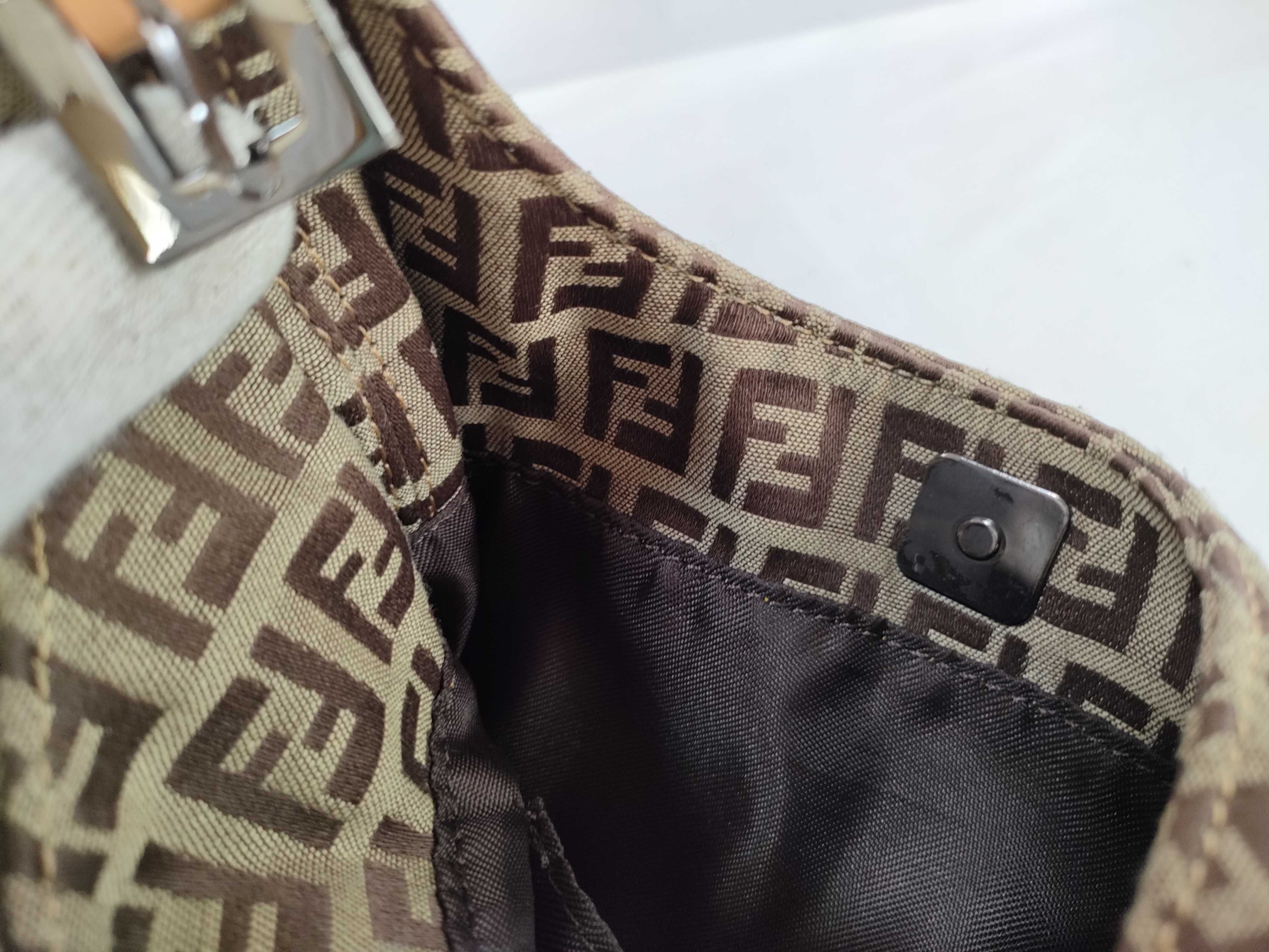 Mini Shoulder Bag, One-Shoulder, Canvas, Beige Shoulder Bag — view 15