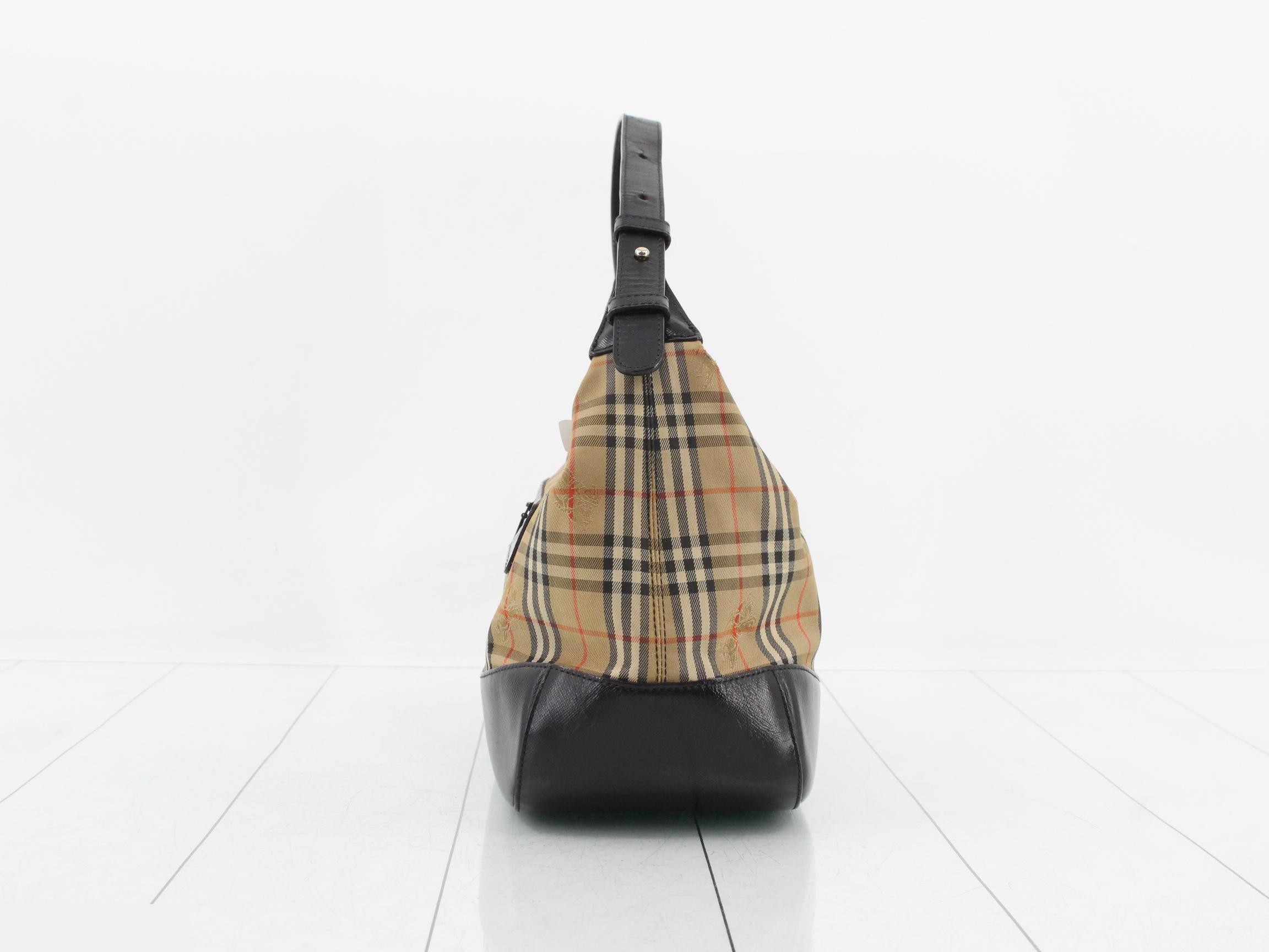Burberrys Nova Check Shadow Horse One-Shoulder Bag — view 3