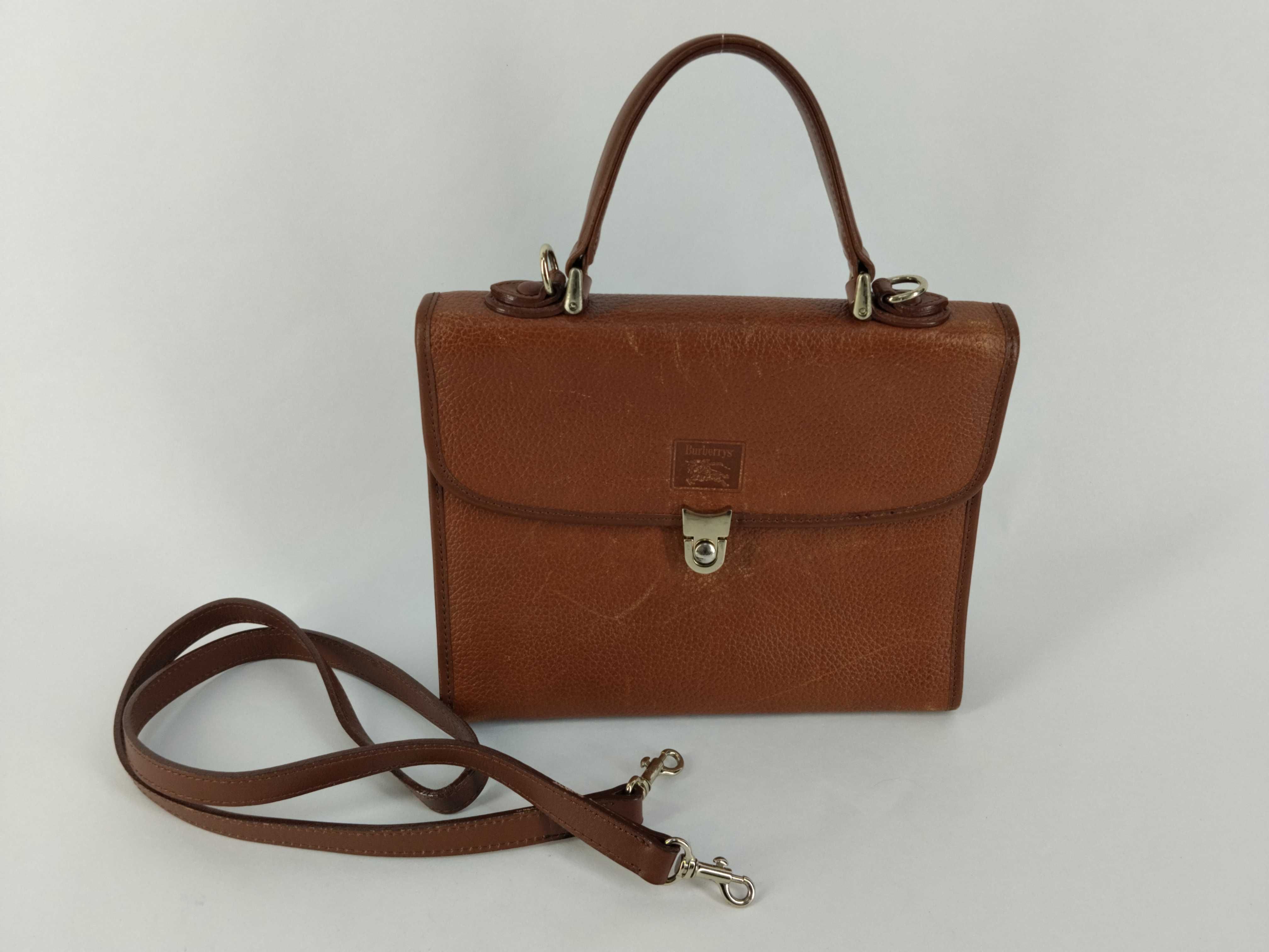 Leather 2-Way Handbag