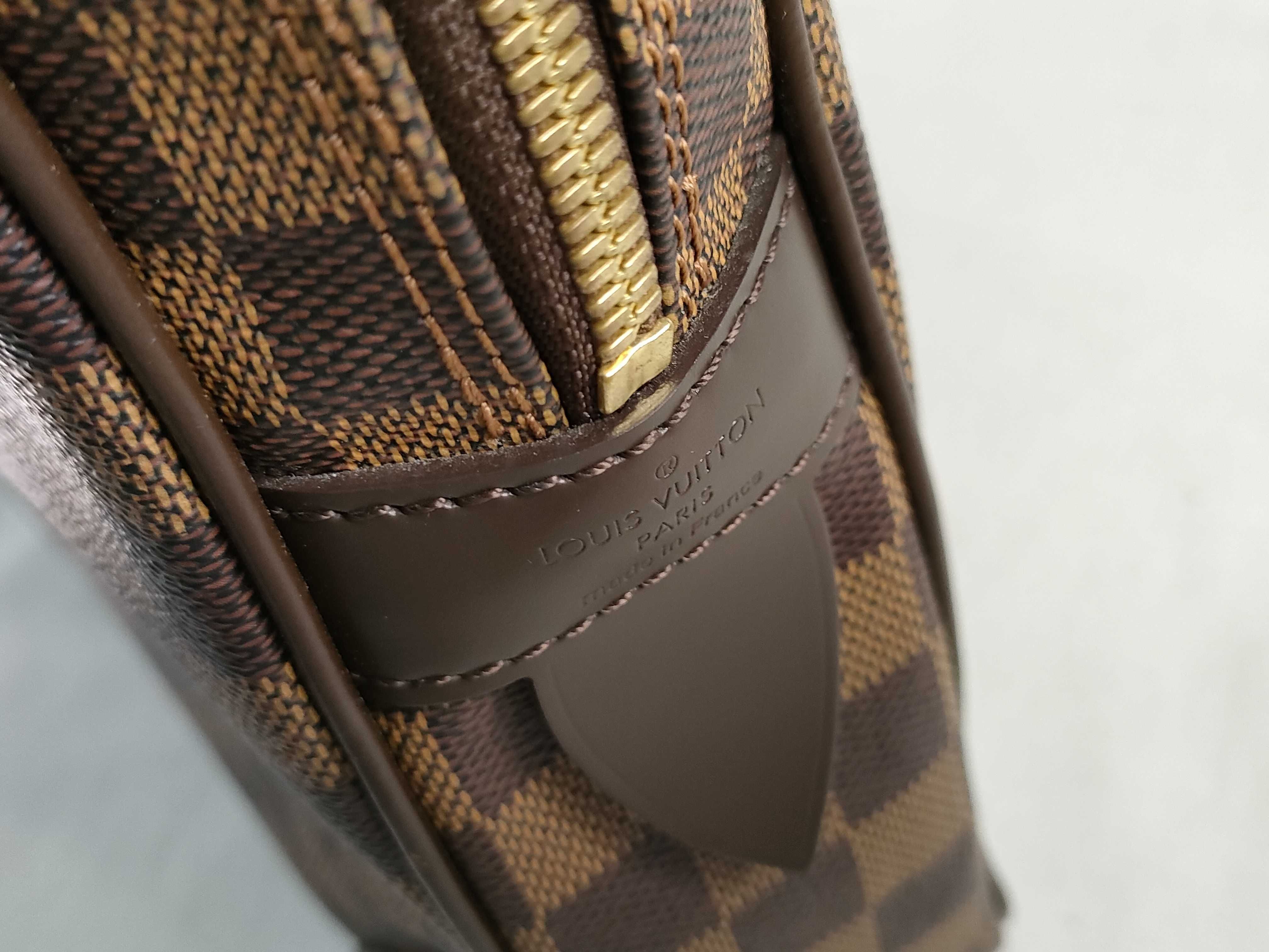 Damier Vuitton Damier Port Document Voyage N41124 RI2160 Brown Business Bag — view 12