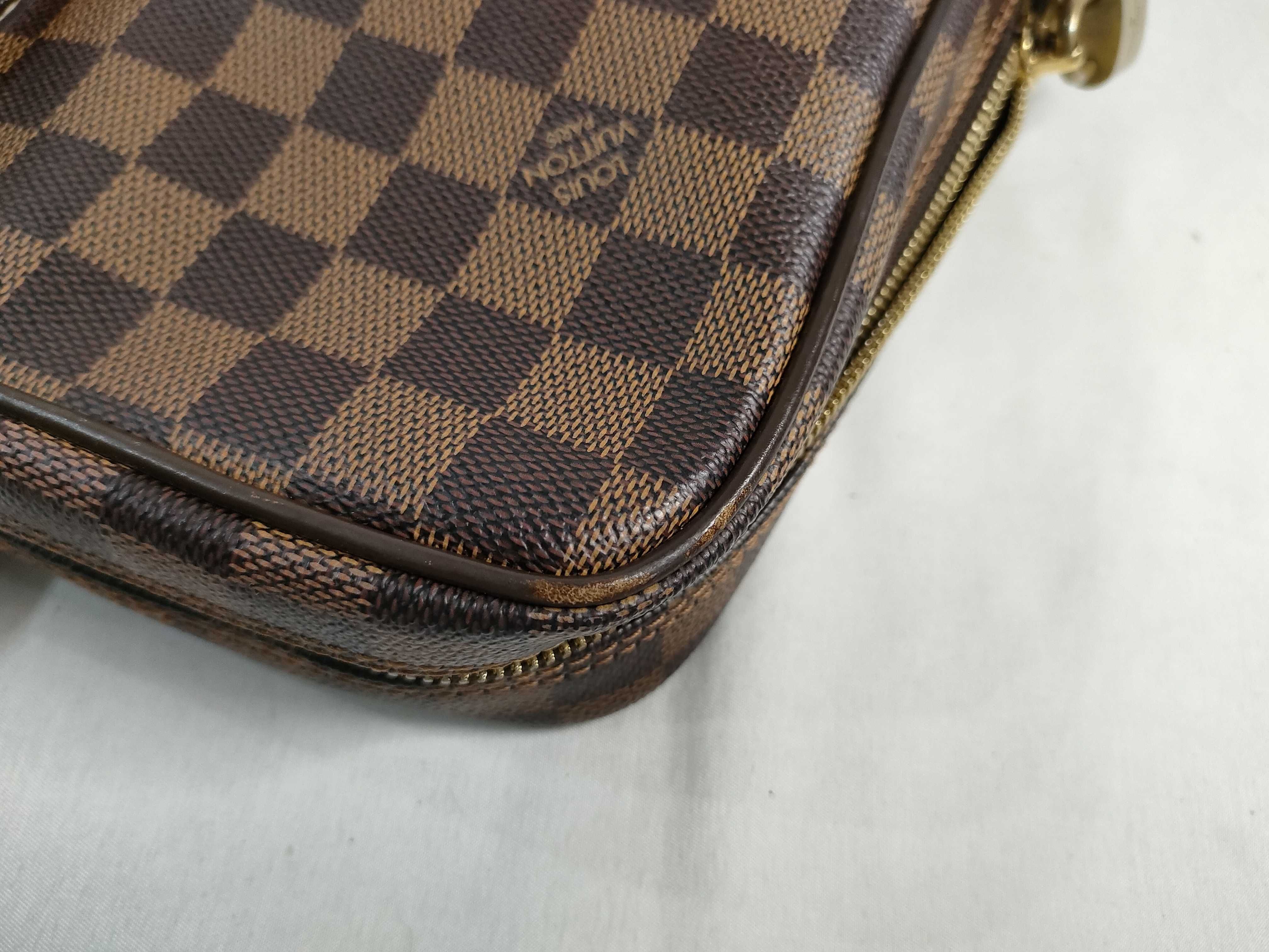 Damier Vuitton Damier Port Document Voyage N41124 RI2160 Brown Business Bag — view 14
