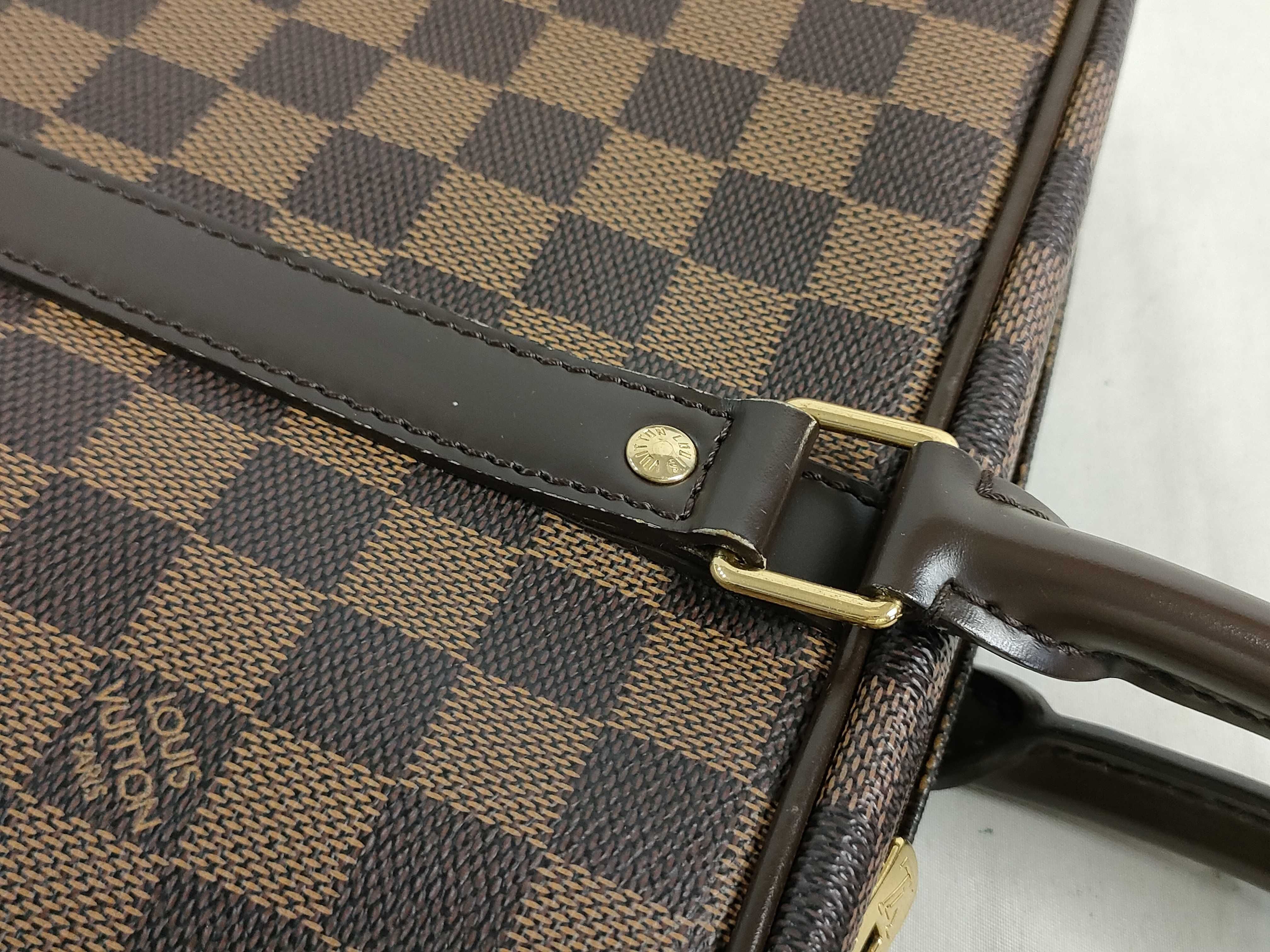 Damier Vuitton Damier Port Document Voyage N41124 RI2160 Brown Business Bag — view 5