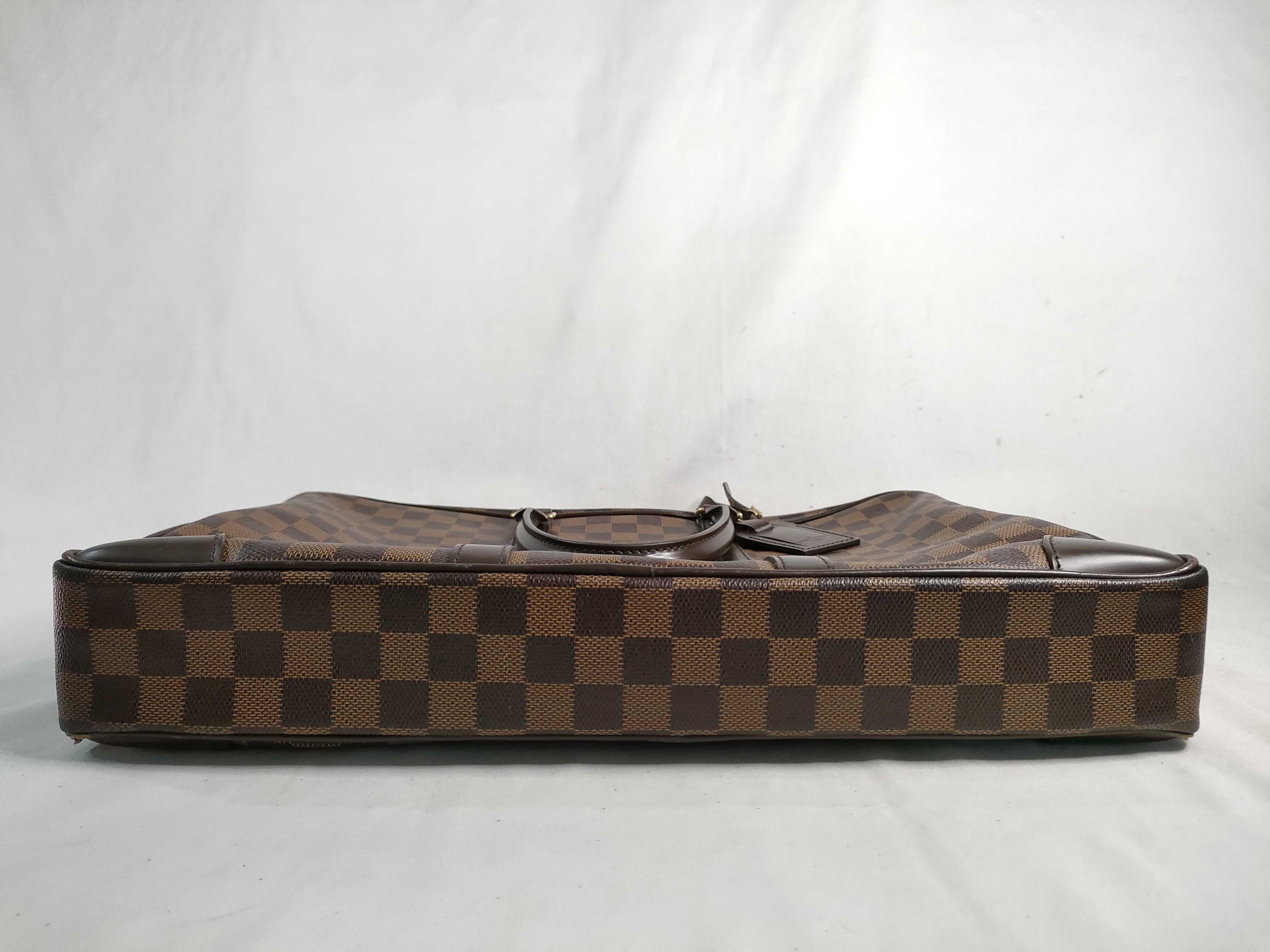 Damier Vuitton Damier Port Document Voyage N41124 RI2160 Brown Business Bag — view 7