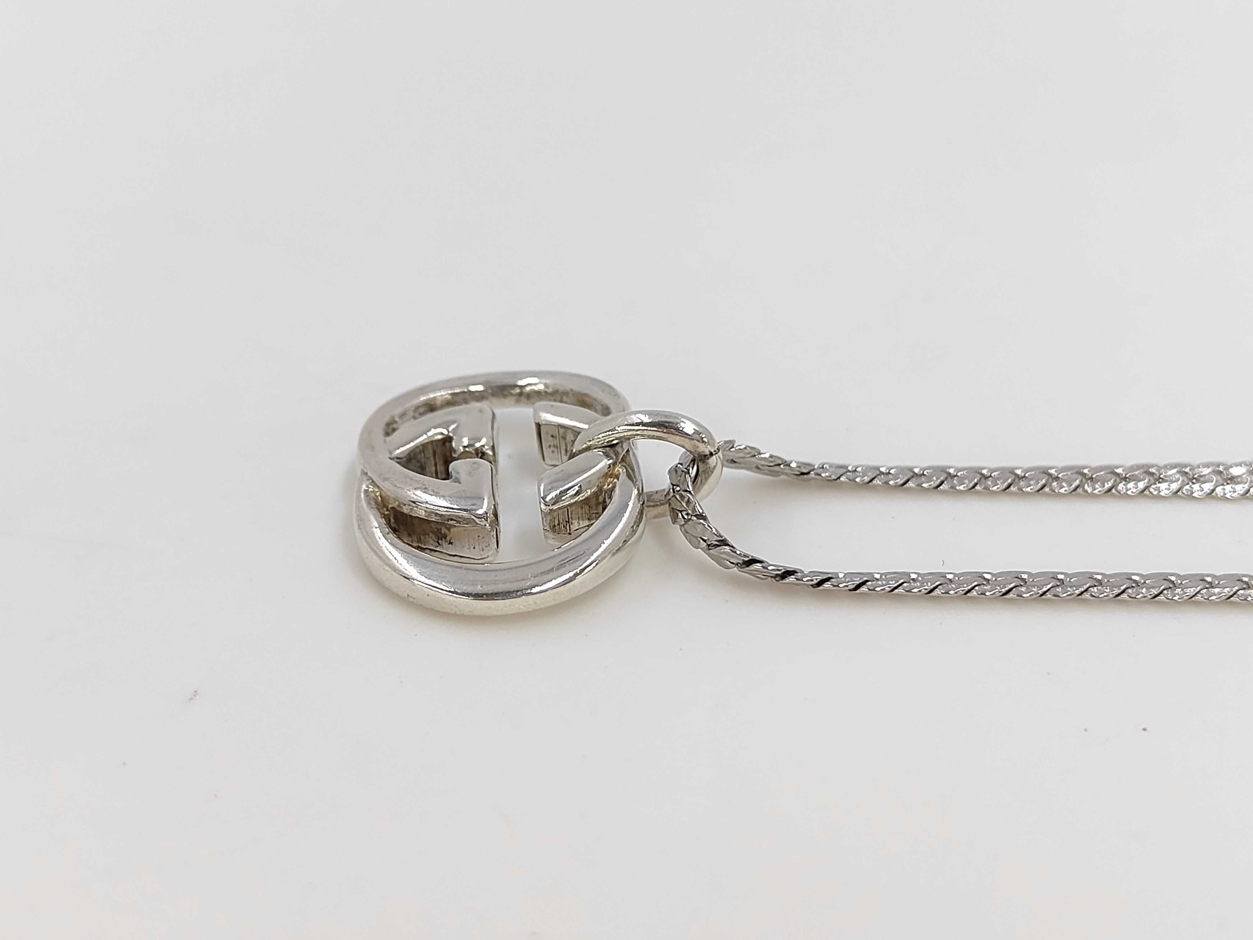 Interlocking GG 925 Silver Necklace — view 2