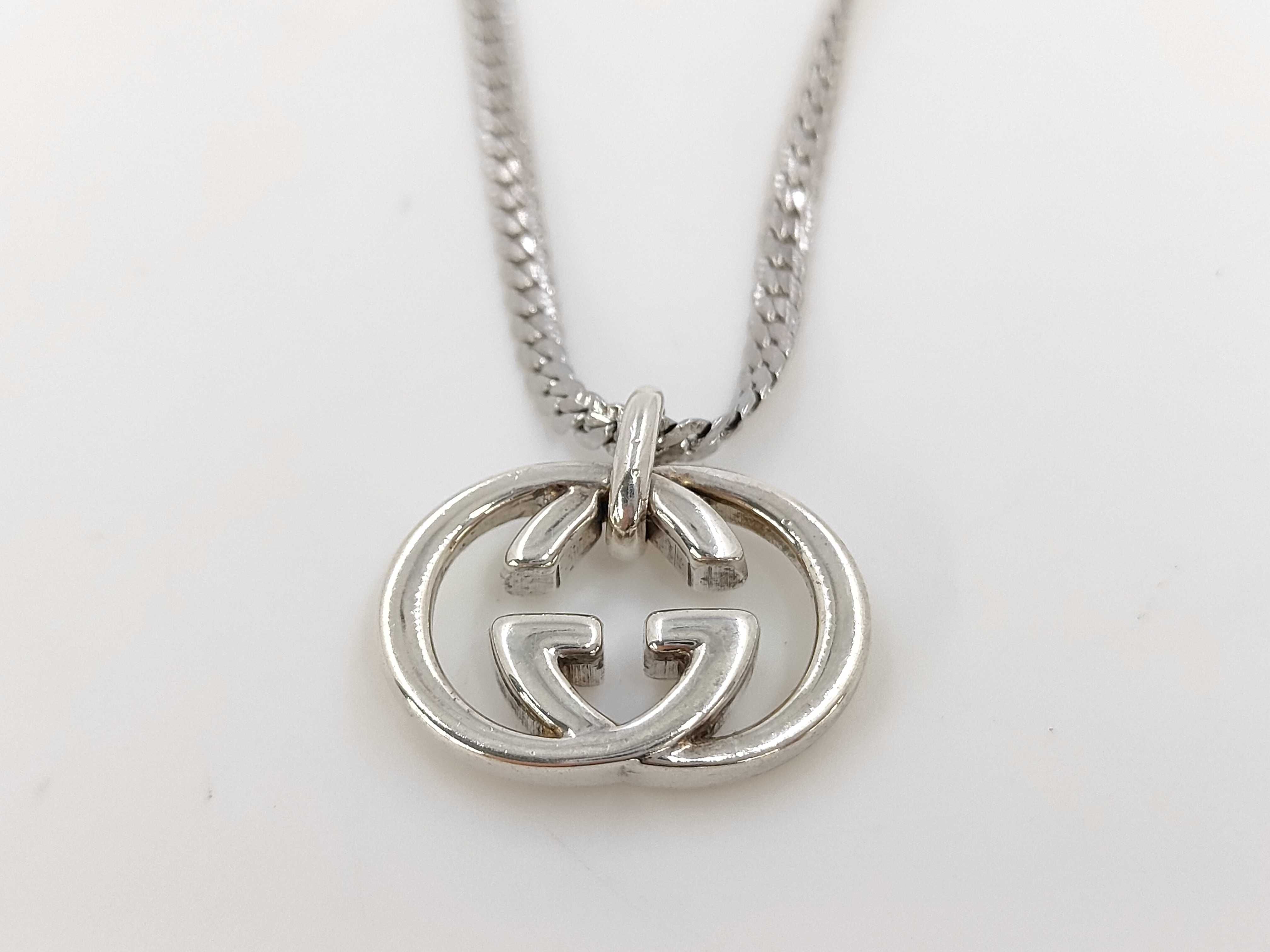 Interlocking GG 925 Silver Necklace — view 4