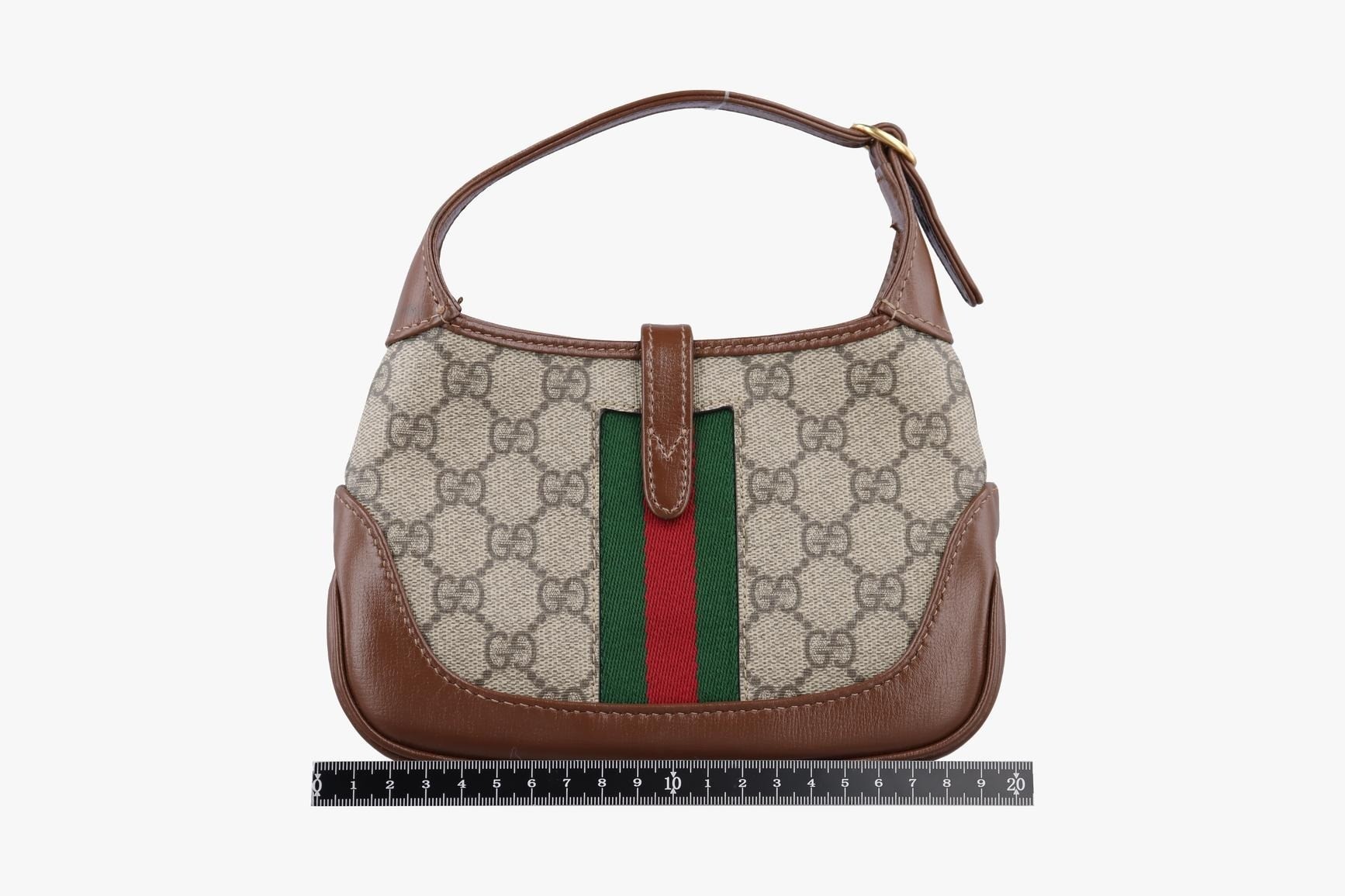 Jackie 1961 GG Supreme PVC Coated Canvas Brown — view 2
