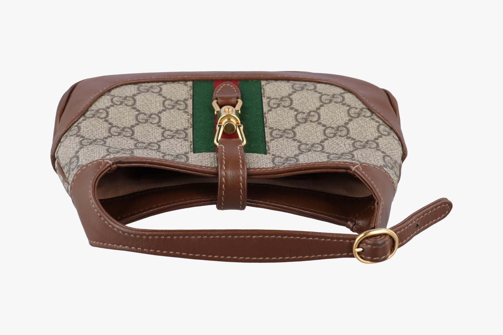 Jackie 1961 GG Supreme PVC Coated Canvas Brown — view 5