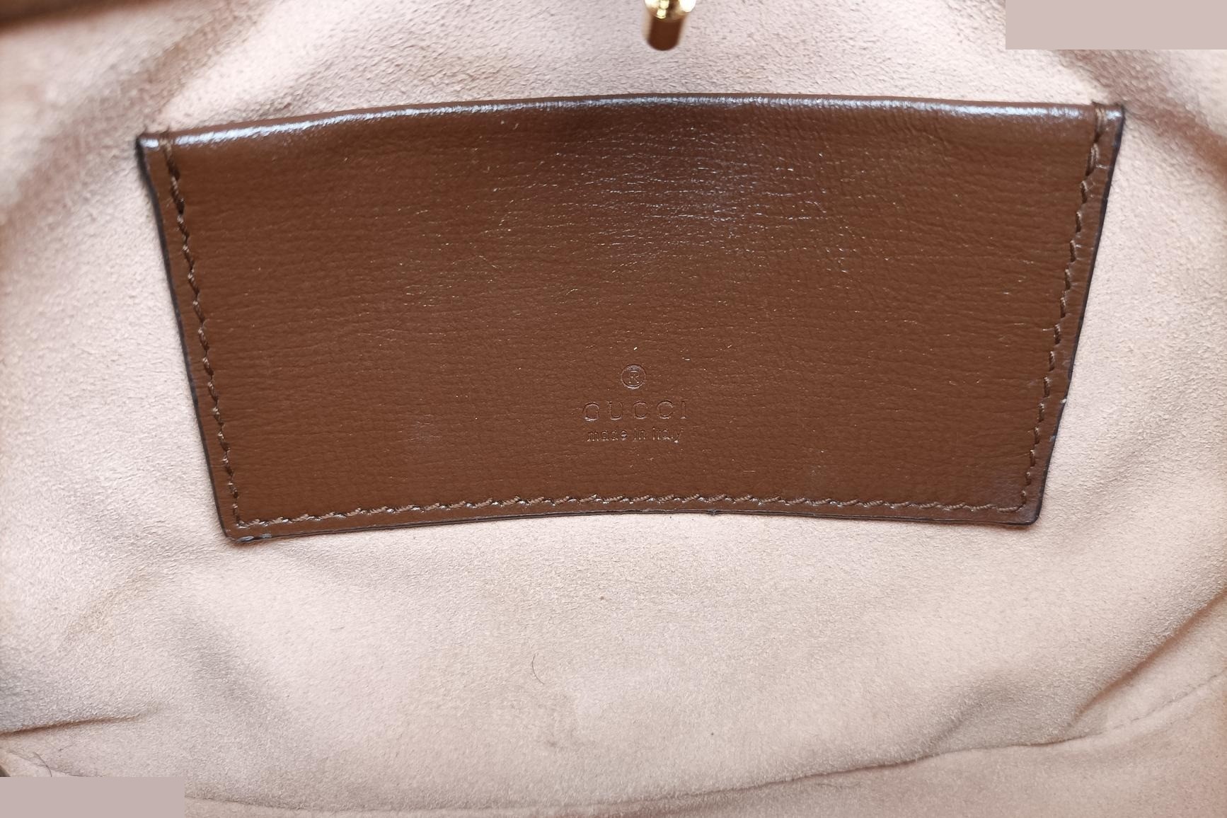 Jackie 1961 GG Supreme PVC Coated Canvas Brown — view 7