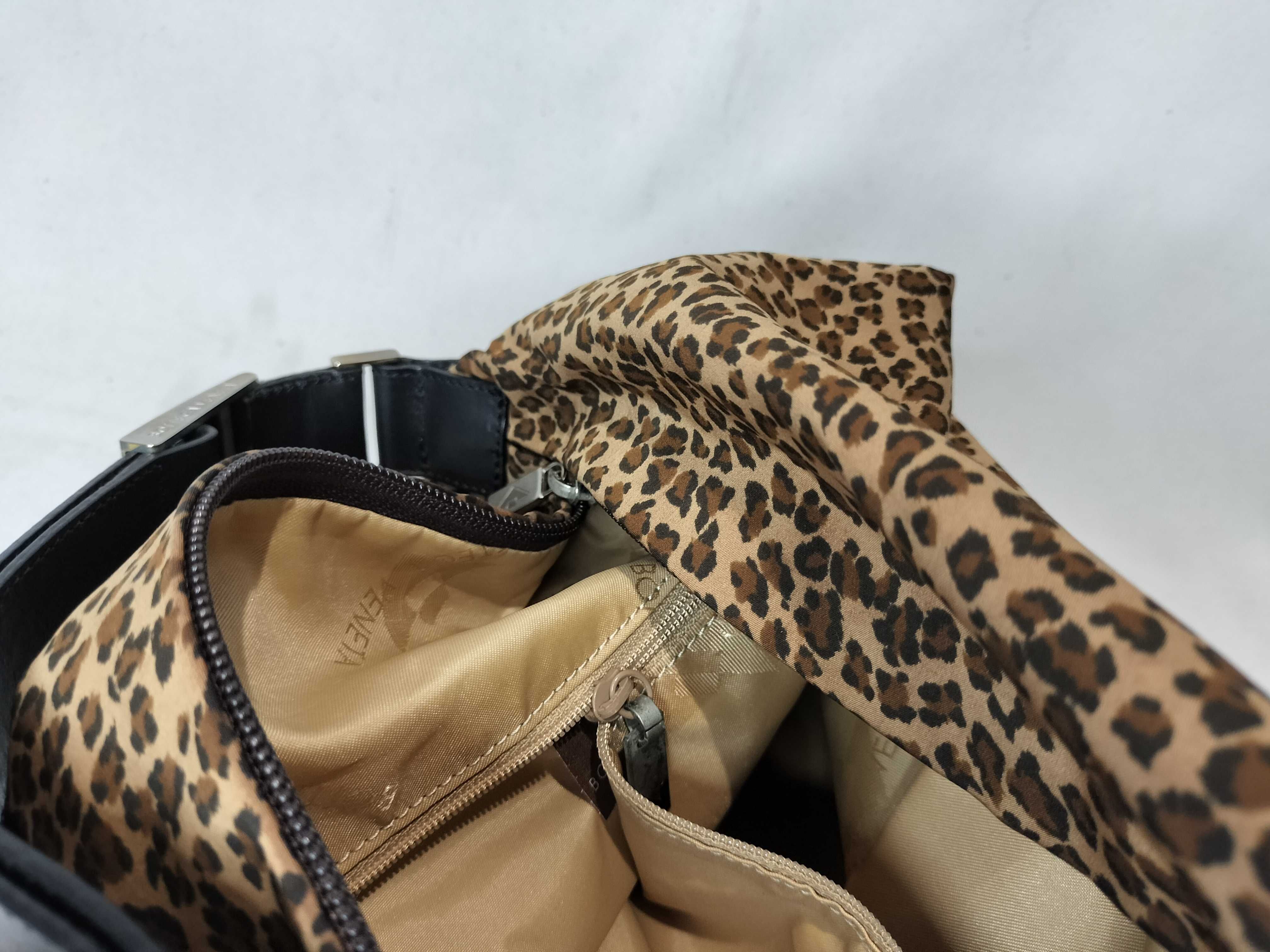 Leopard Print Nylon One-Shoulder Handbag (Almost New) — view 13