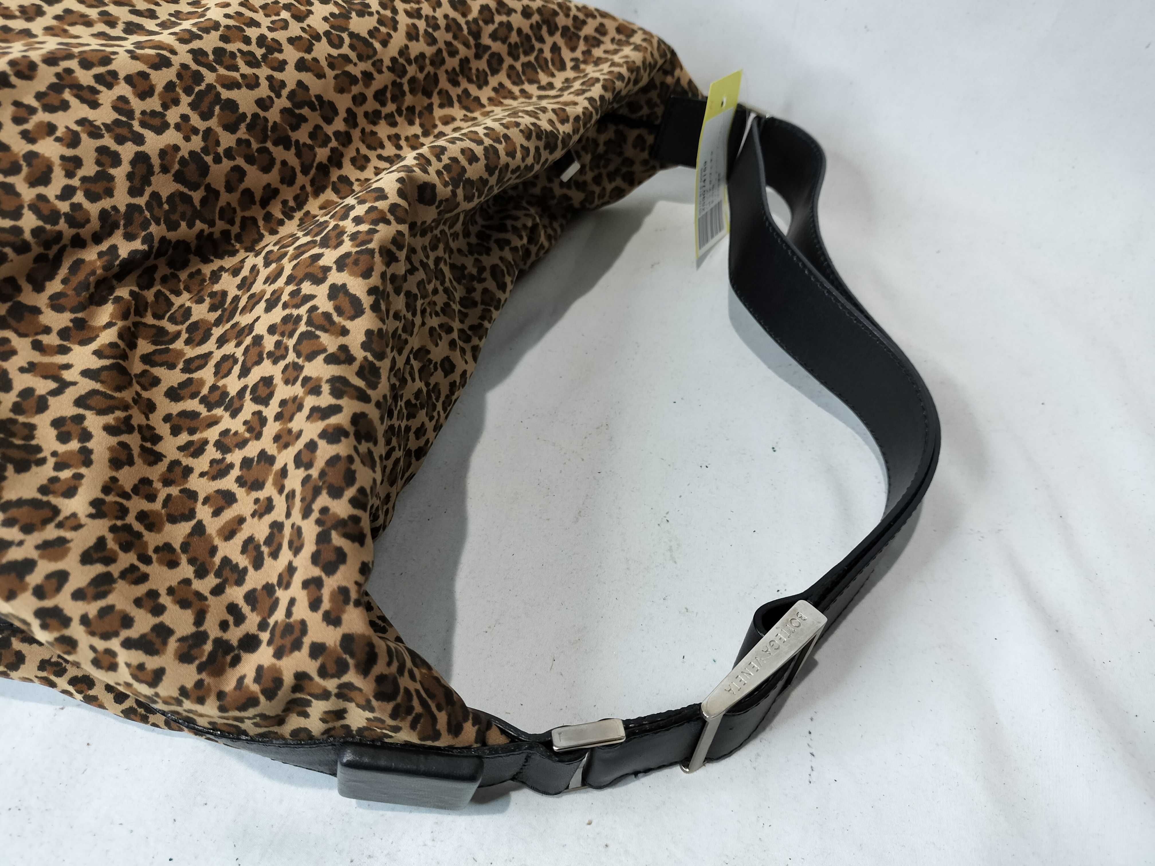 Leopard Print Nylon One-Shoulder Handbag (Almost New) — view 3