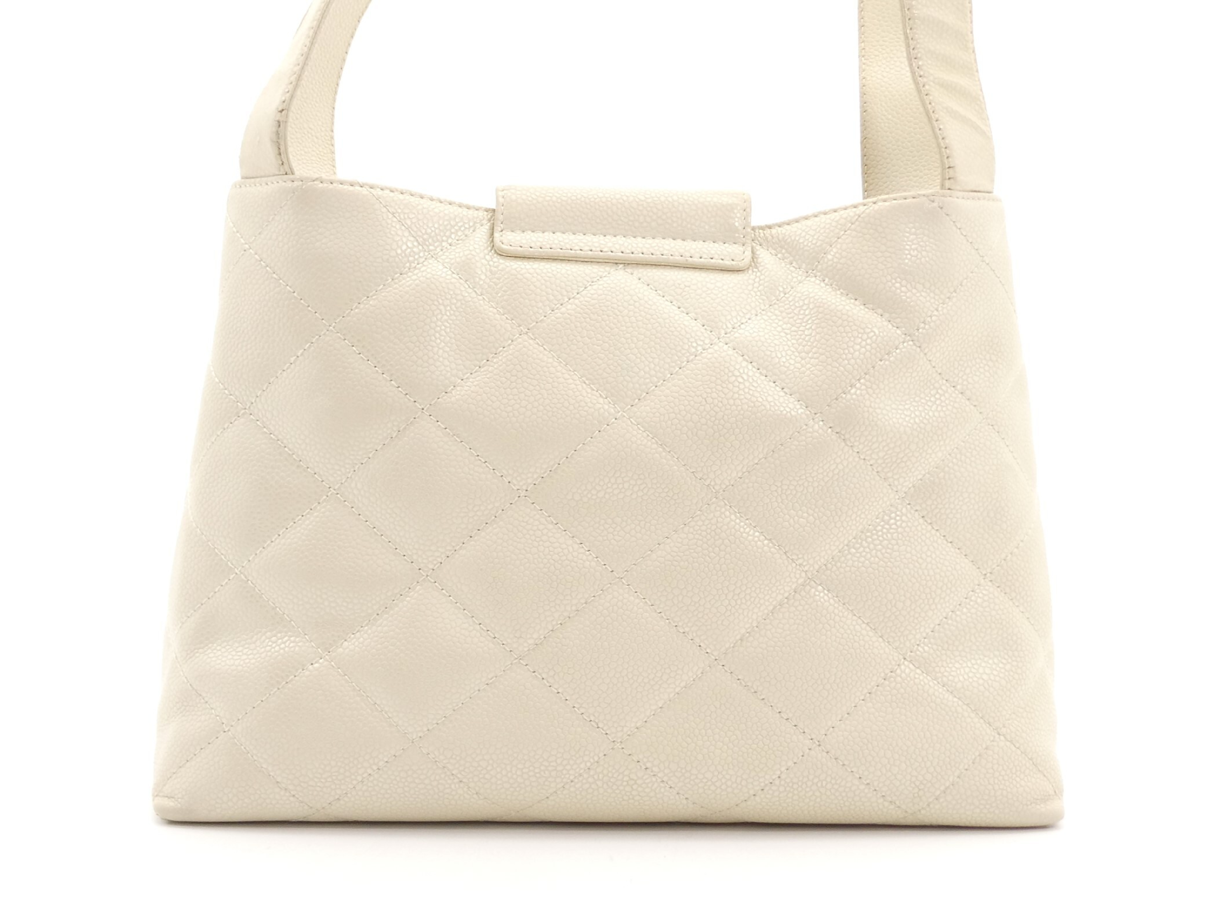 Matelassé Coco Mark Caviar Skin Shoulder Bag — view 2
