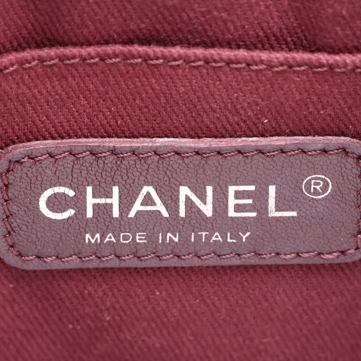 Boy Chanel Suede Chain Shoulder Bag, Beige, Gunmetal Hardware, Item No. 18492109, Series No. 18 — view 8