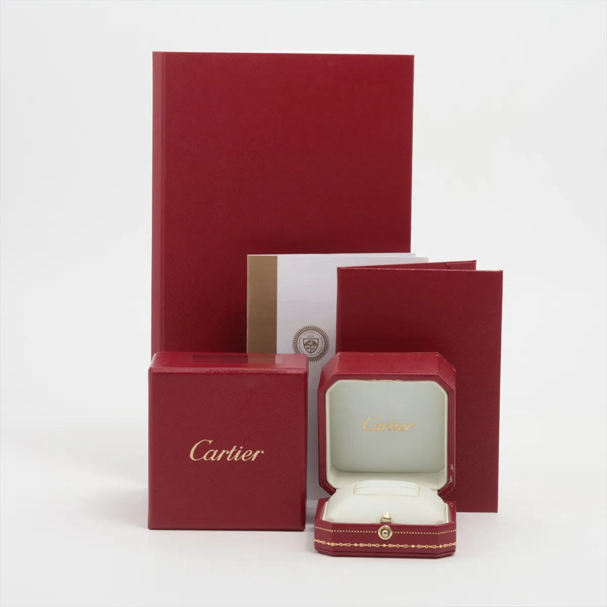 Solitaire 1895 Diamond Ring, Pt950, 3.3g, 0.40ct diamond, H VVS2 clarity, 3EX finish, FB crystal, size 47, FJT820, hallmark damaged, CRN4139247, GIA No.2185358070 — view 9