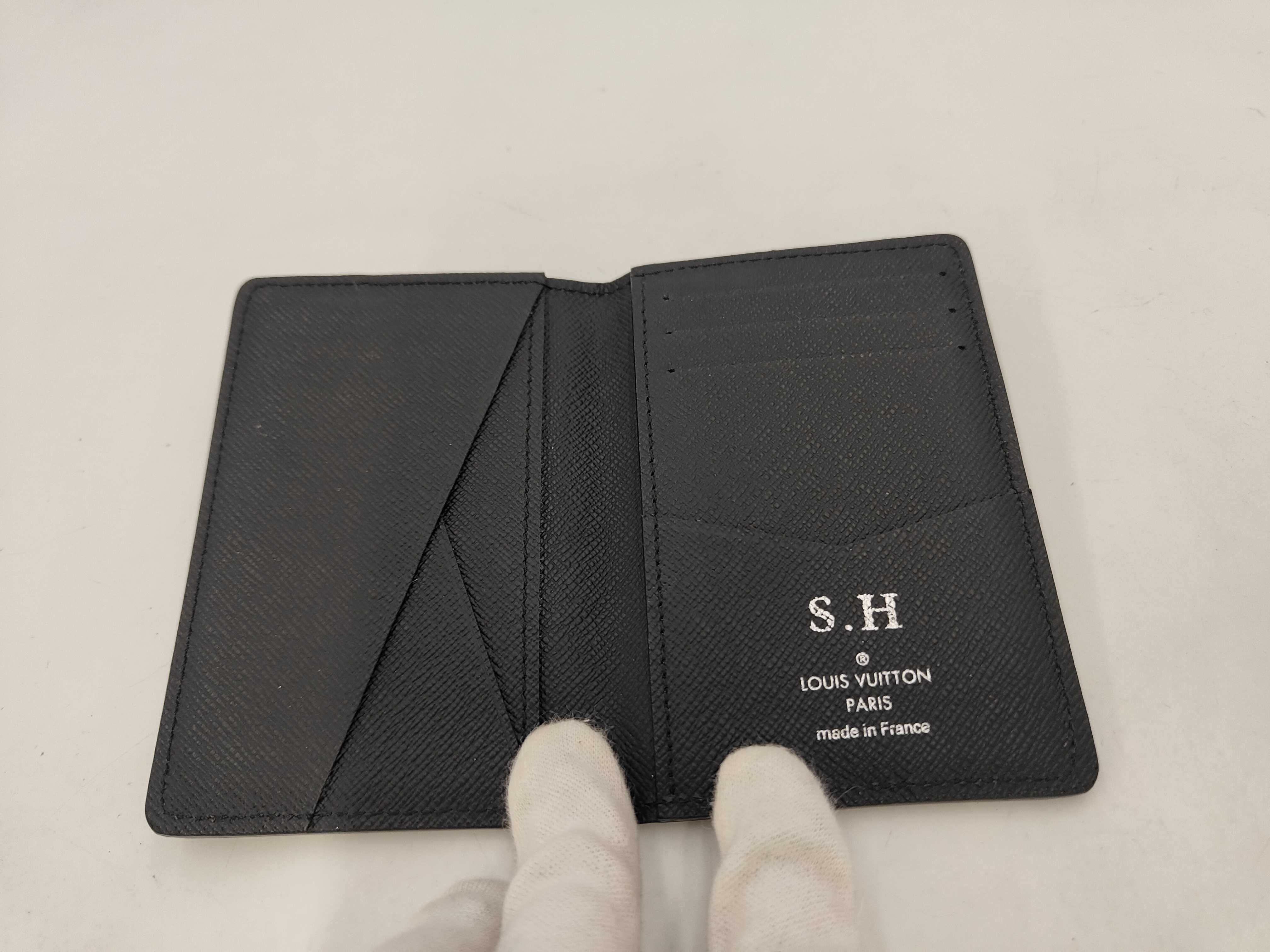 Epi Leather M60642 Epi Organizer de Poche Card Case CT0270 with Initials - Card Case — view 8