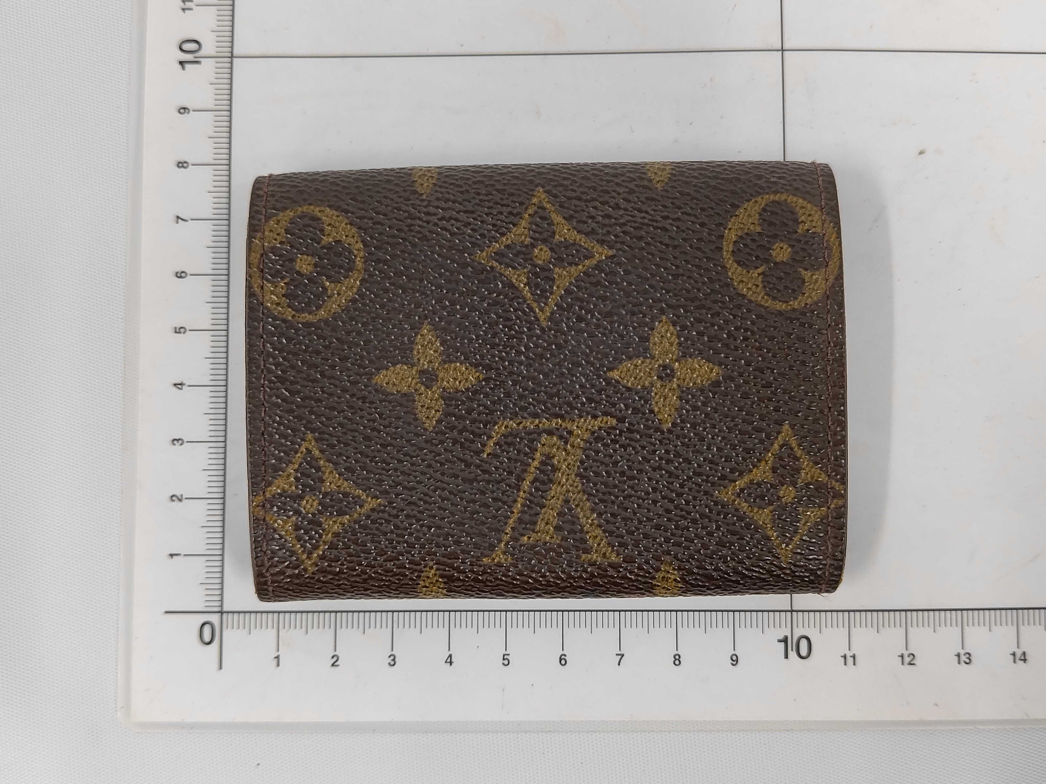 Monogram Skin Leather Coin Case — view 2